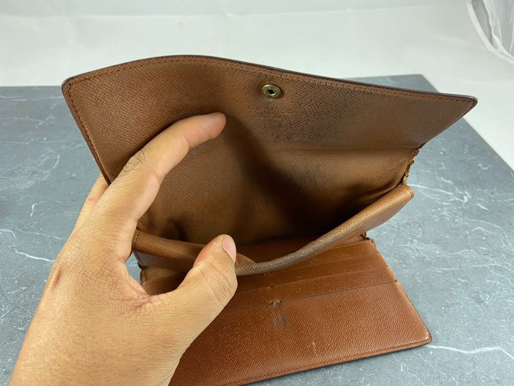 Louis Vuitton Porte Tresor International Wallet Monogram Canvas