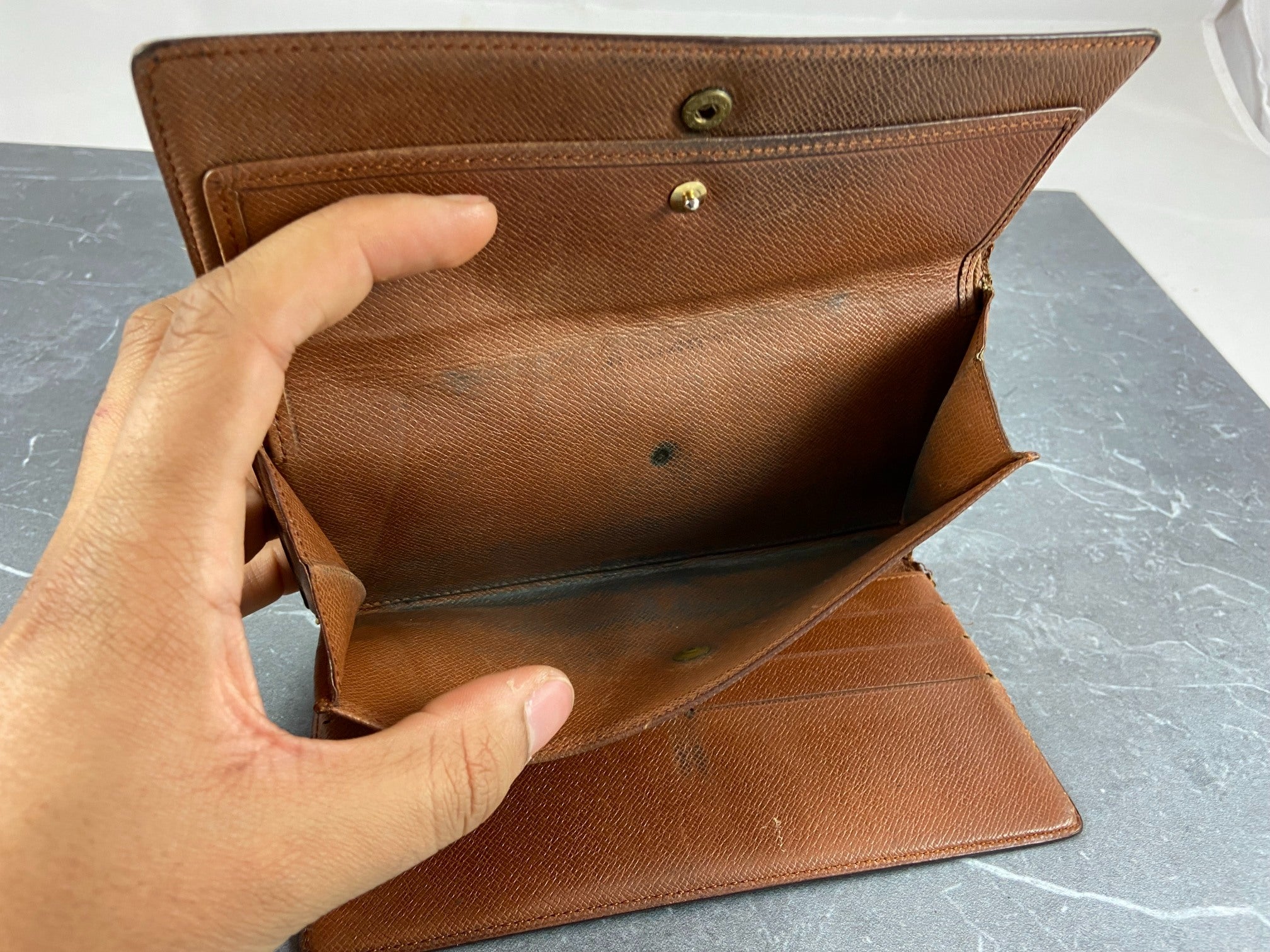 Louis Vuitton Porte Tresor International Wallet Monogram Canvas