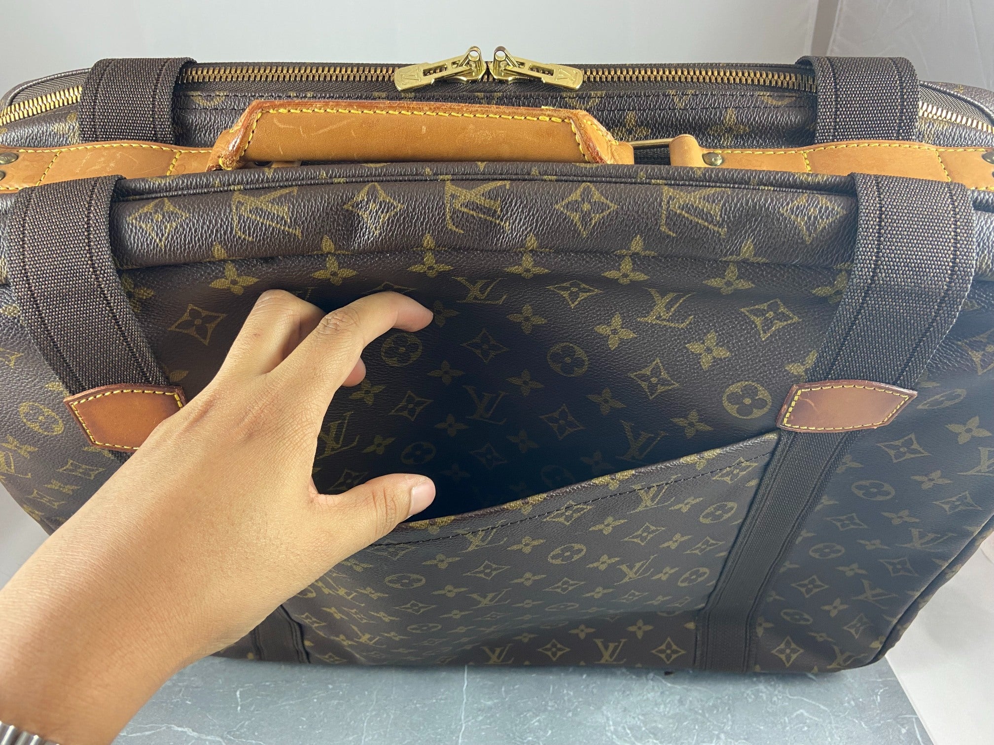 Louis Vuitton Satellite 53 Travel Bag Monogram Canvas