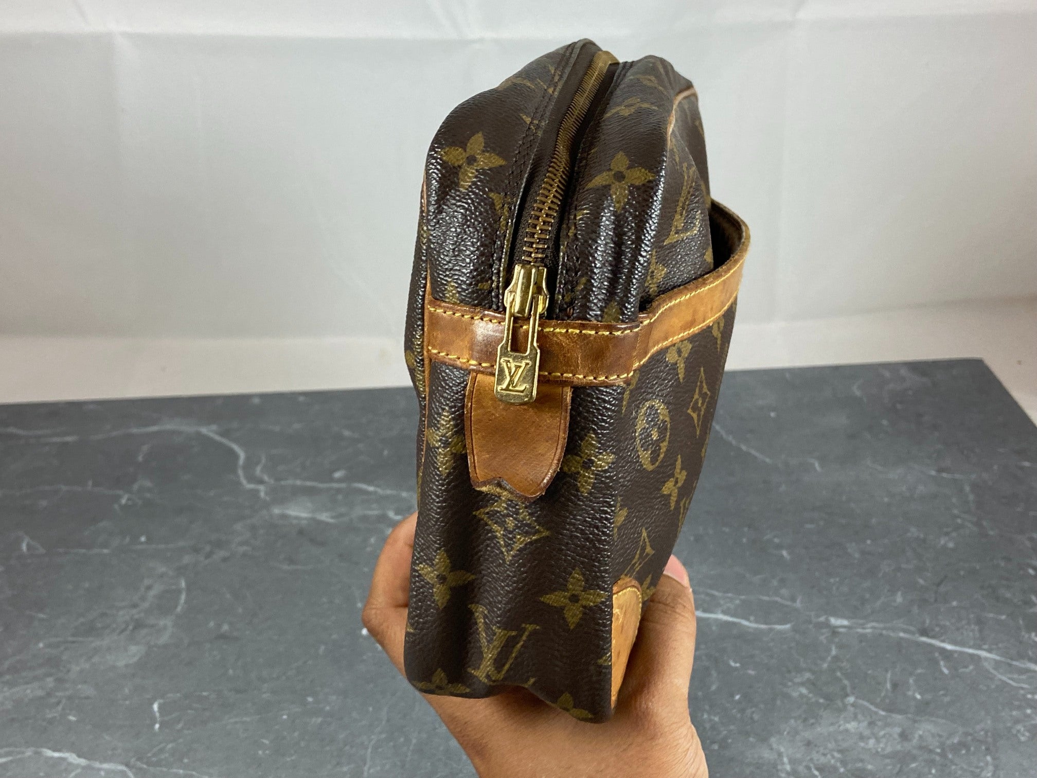 Louis Vuitton Clutch Compiègne 28 Monogram Canvas