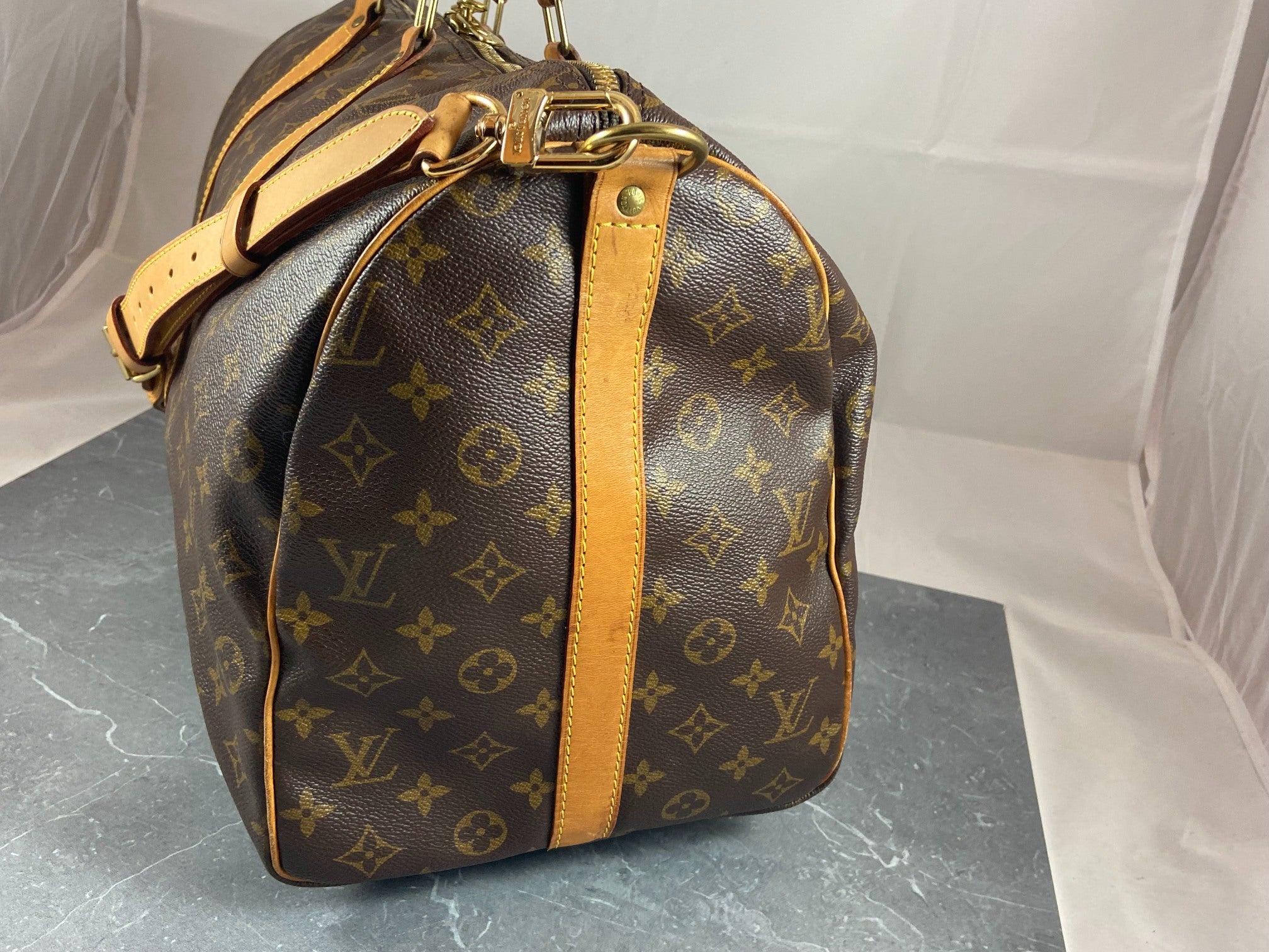 Louis Vuitton Keepall 50 Bandoulière Monogram Canvas