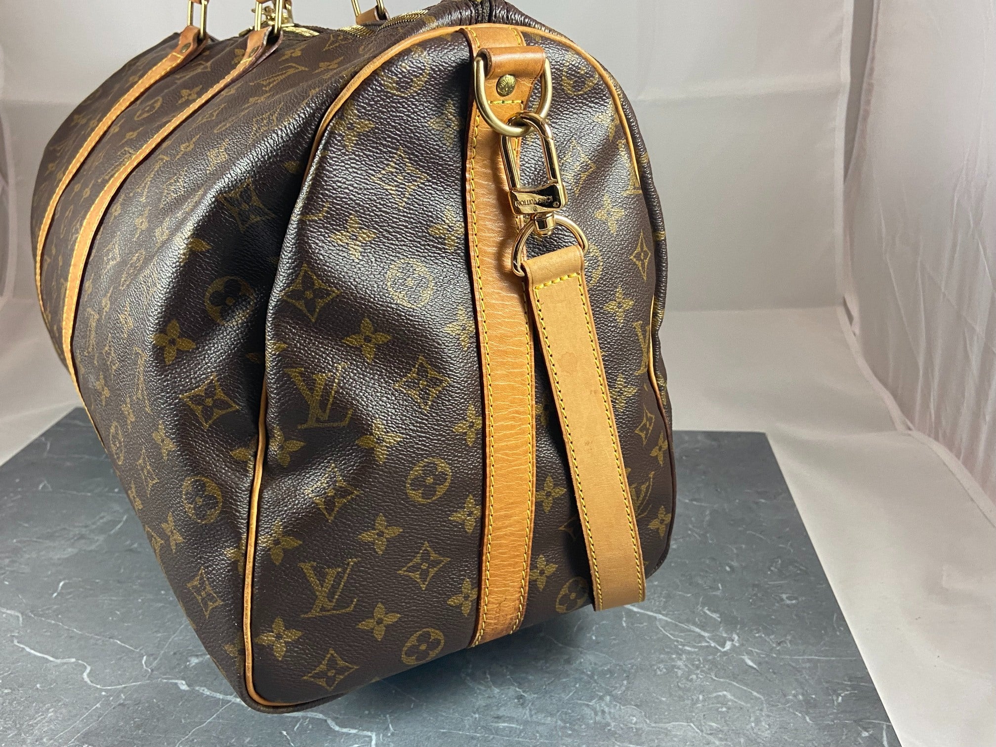 Louis Vuitton Keepall 50 Bandoulière Monogram Canvas