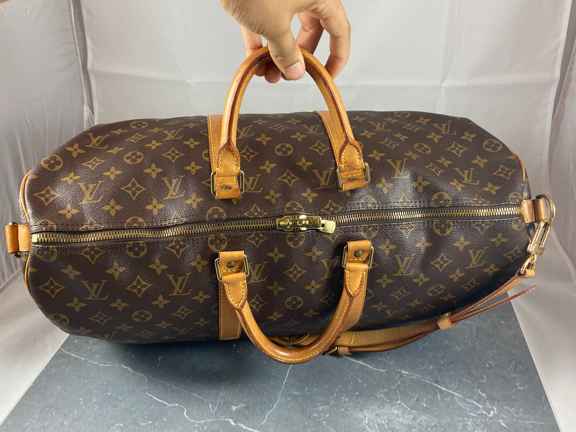 Louis Vuitton Keepall 50 Bandoulière Monogram Canvas
