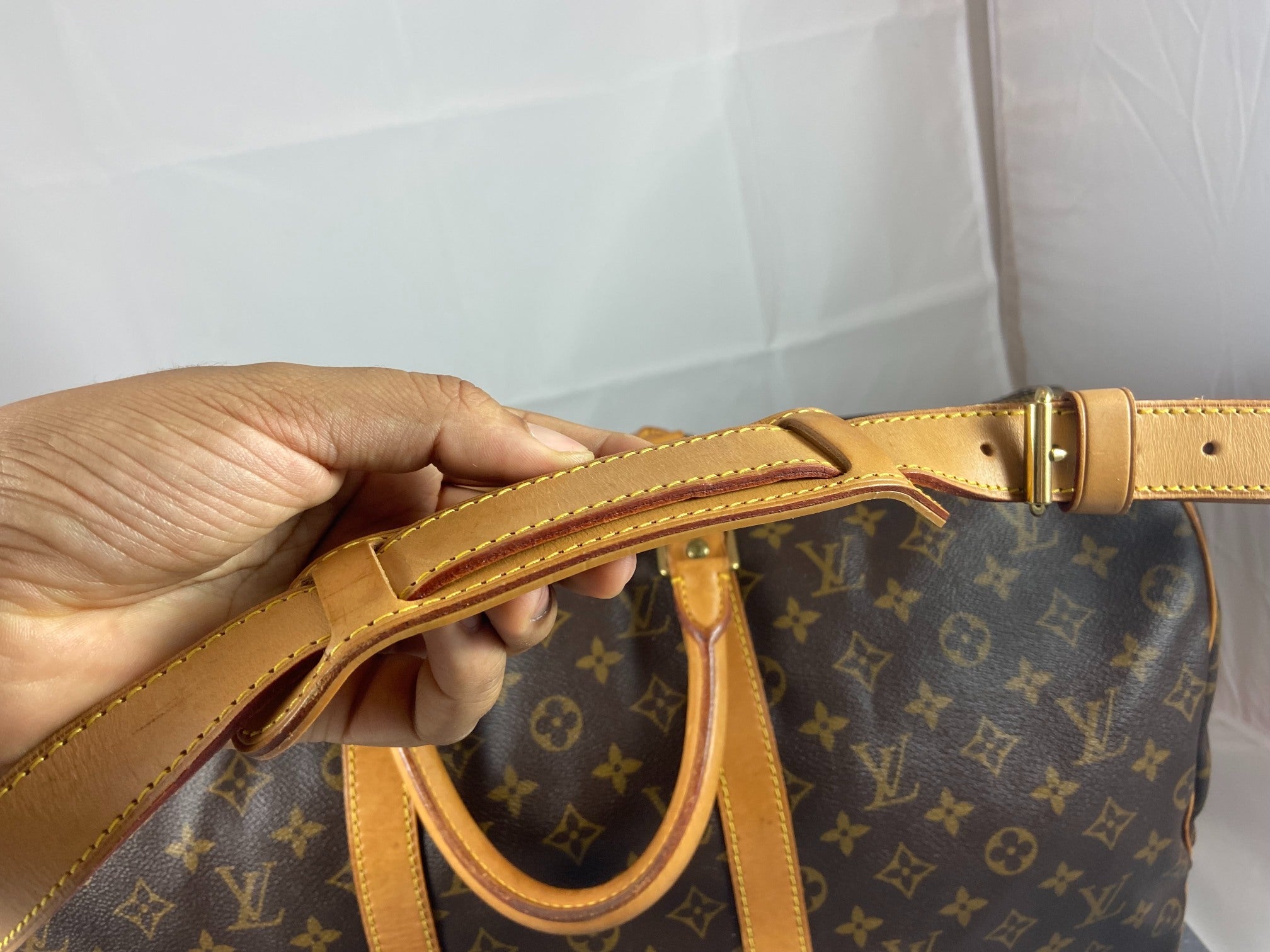 Louis Vuitton Keepall 50 Bandoulière Monogram Canvas
