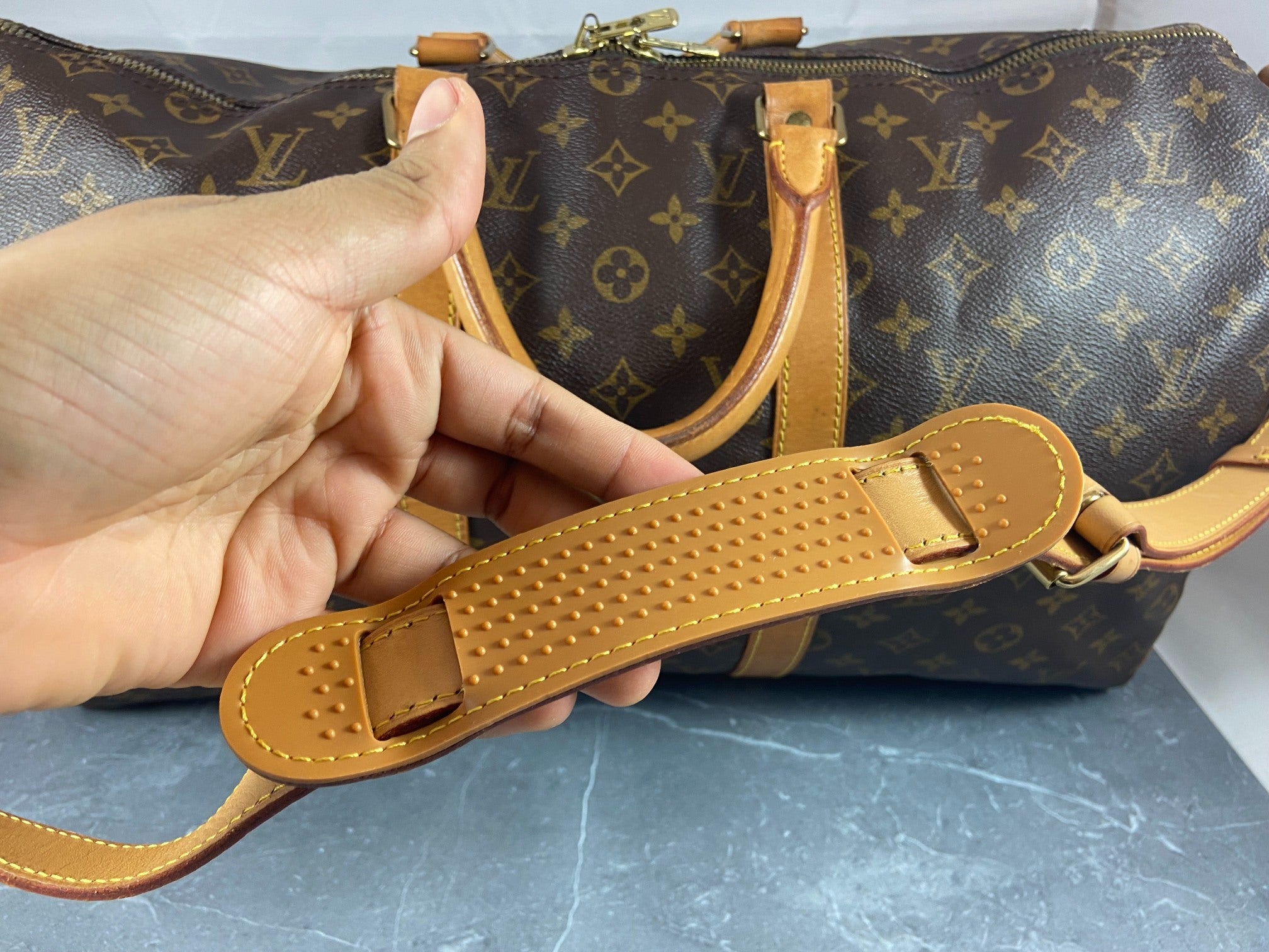 Louis Vuitton Keepall 50 Bandoulière Monogram Canvas