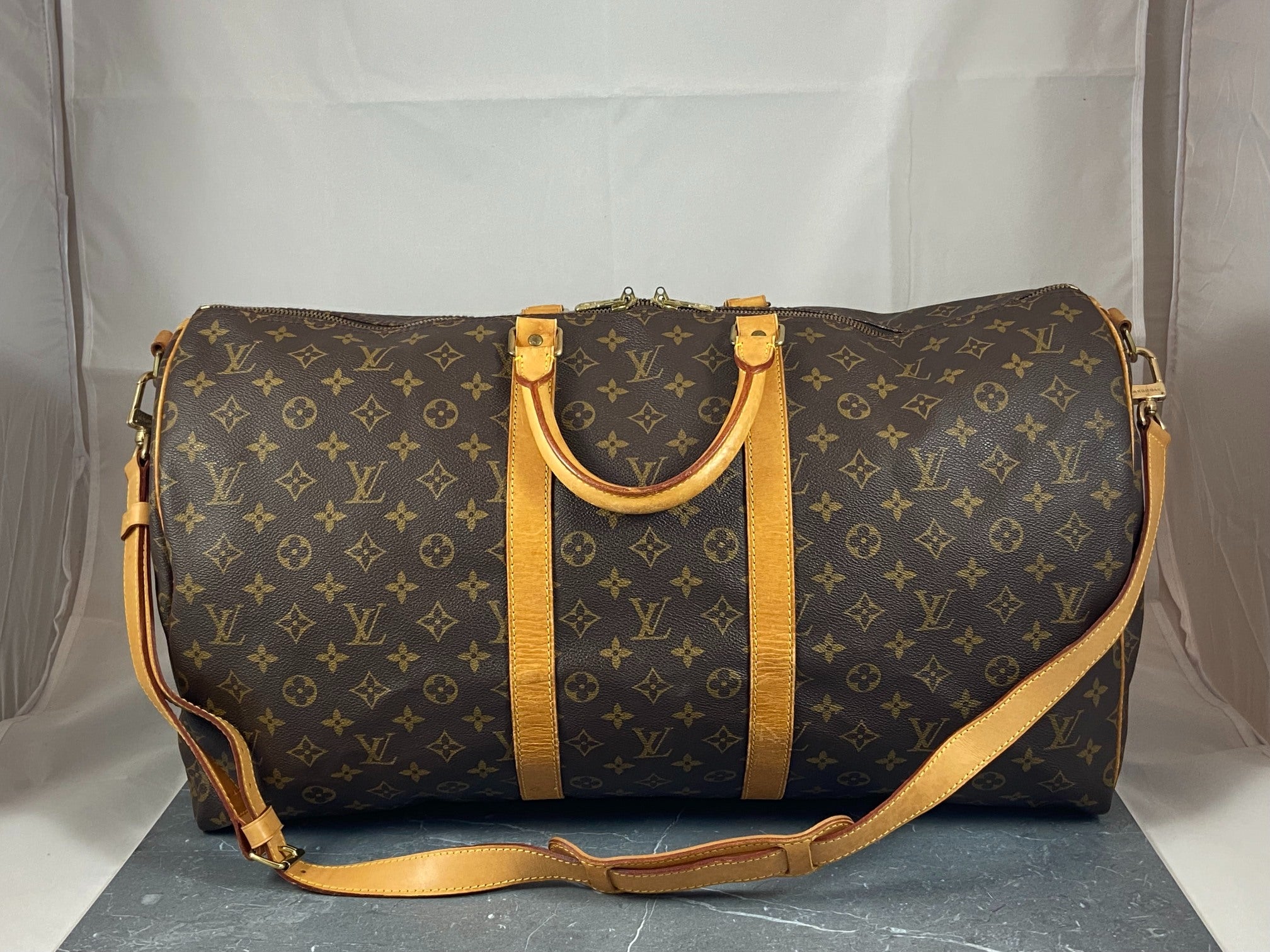 Louis Vuitton Keepall 55 Bandouliere Monogram Canvas