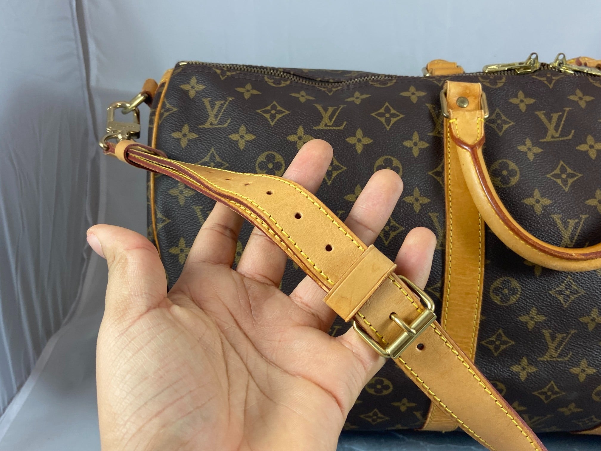 Louis Vuitton Keepall 55 Bandoulière Monogram Canvas