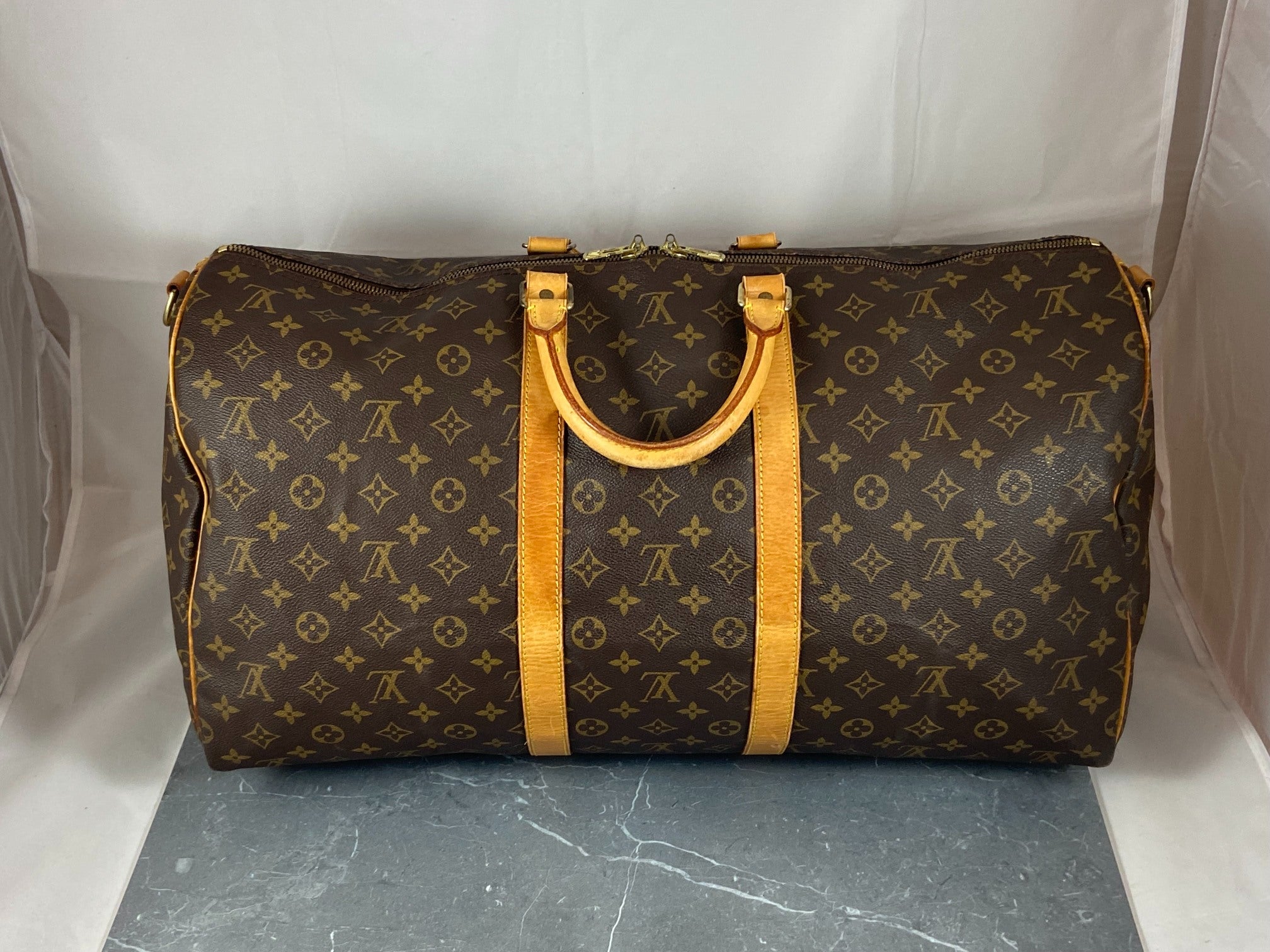 Louis Vuitton Keepall 55 Bandoulière Monogram Canvas