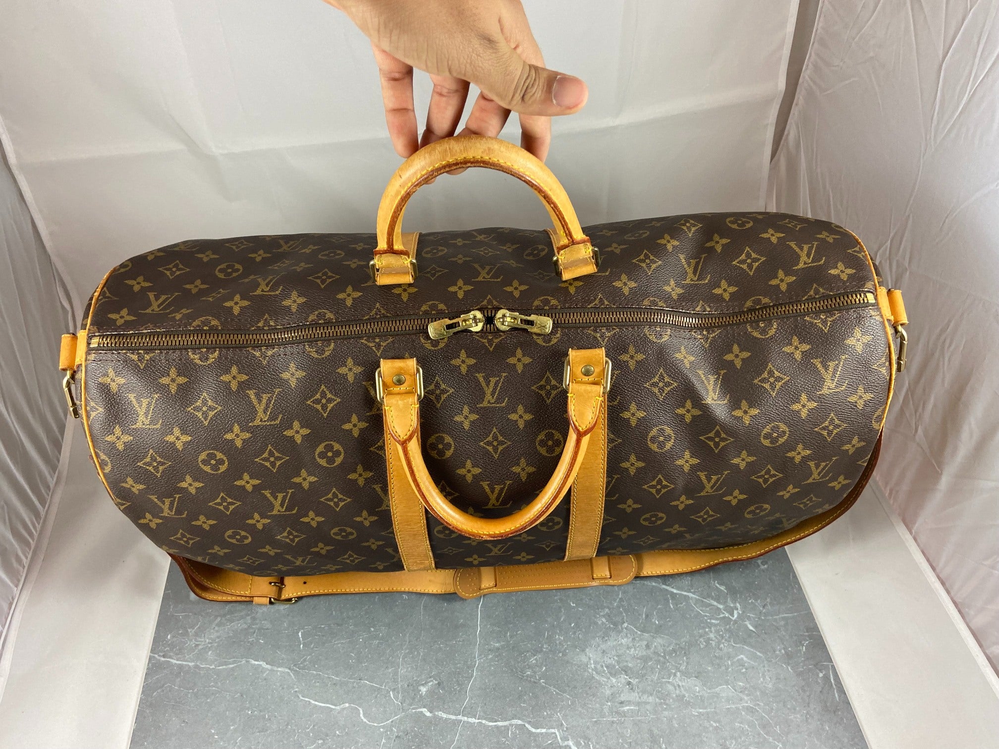 Louis Vuitton Keepall 55 Bandoulière Monogram Canvas
