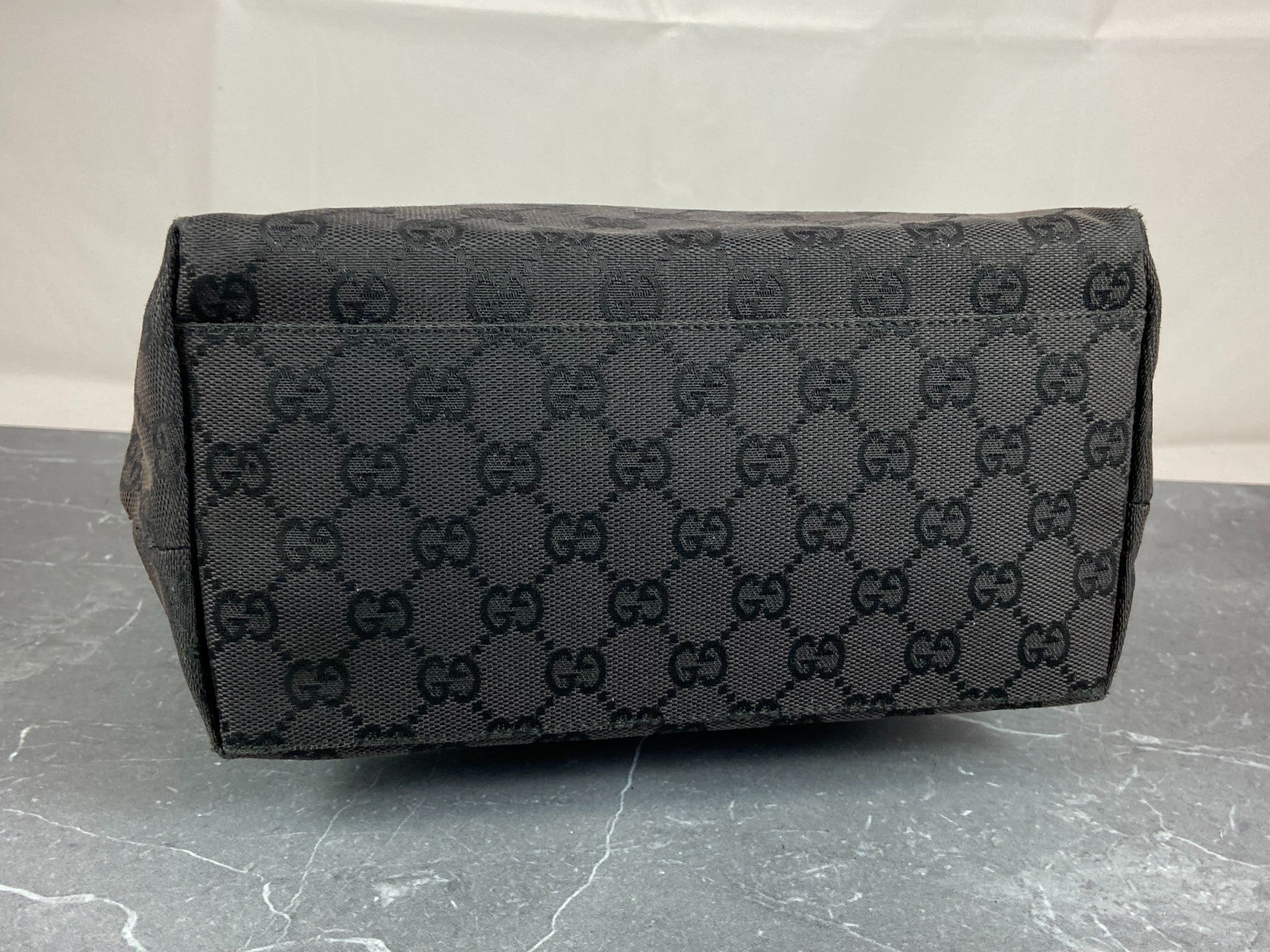 Gucci Hand / Hobo Bag Black GG Monogram