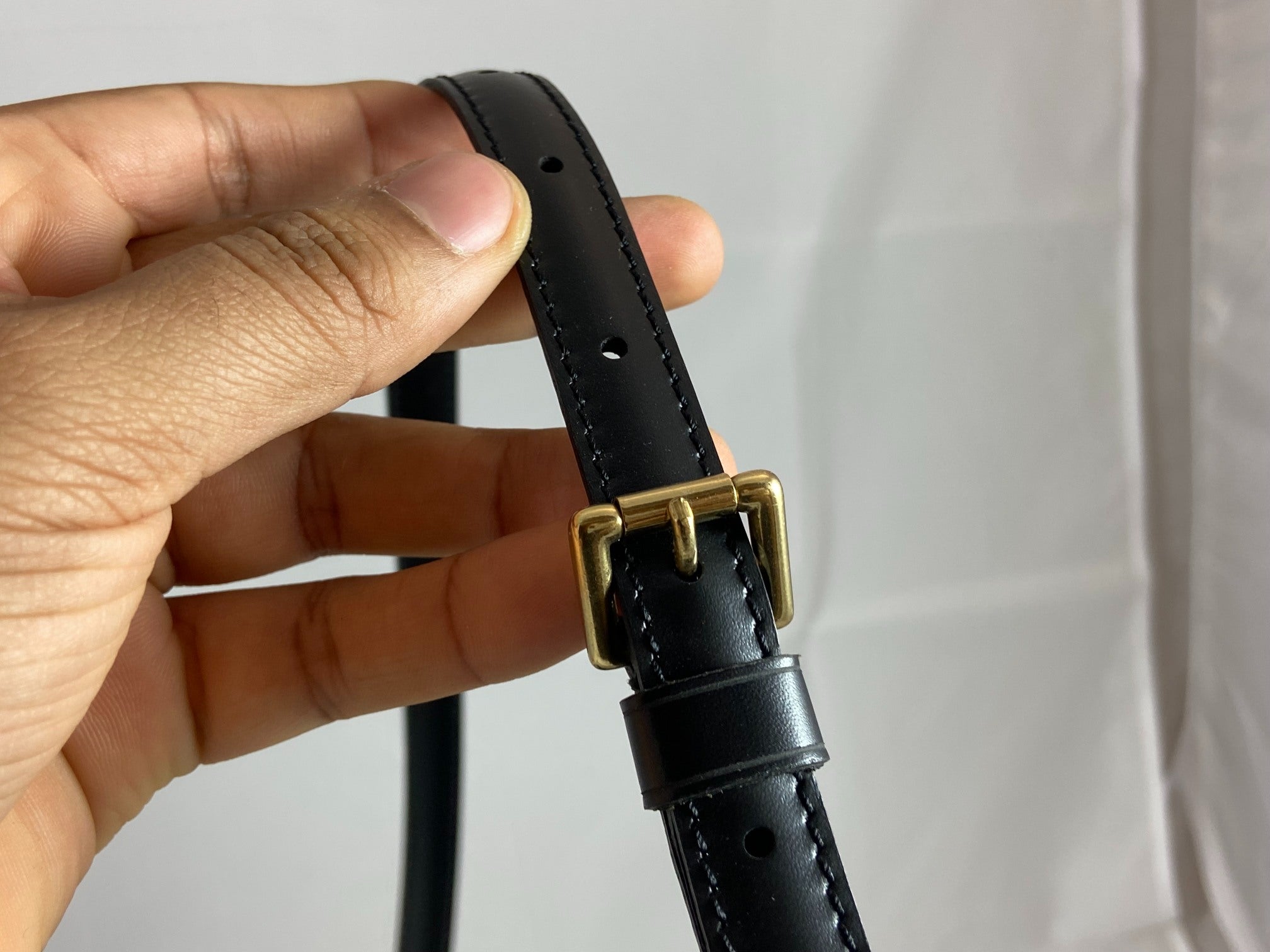 Louis Vuitton Monceau 28 Black Epi Leather