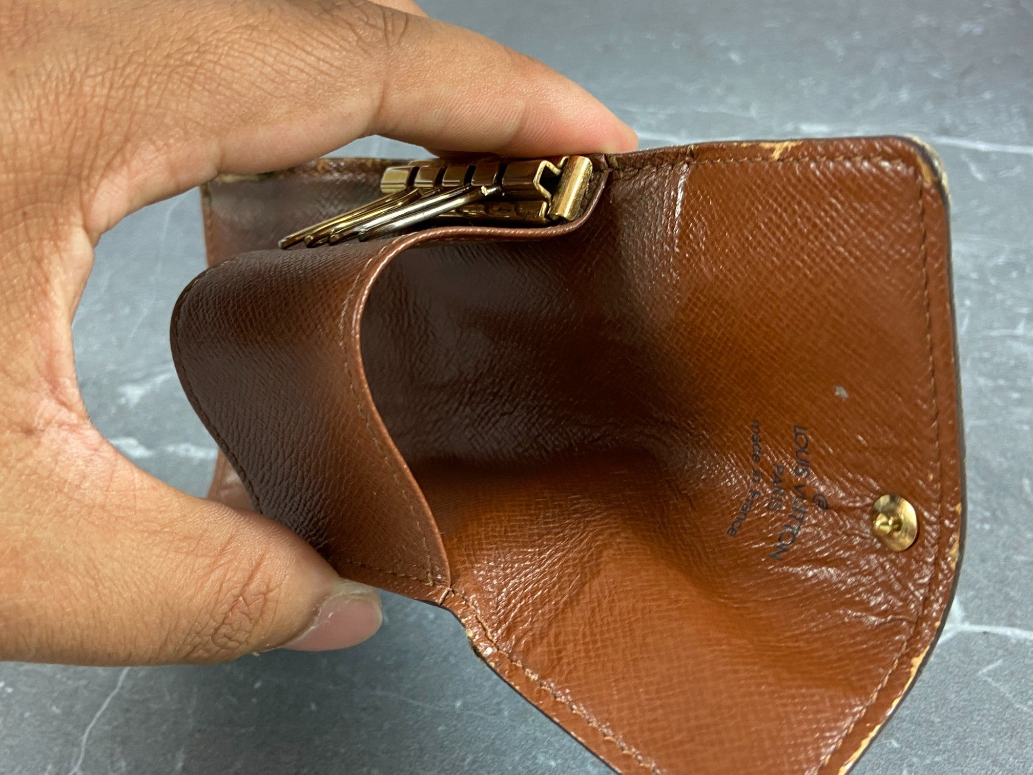 Louis Vuitton 4 Key Holder Monogram Canvas