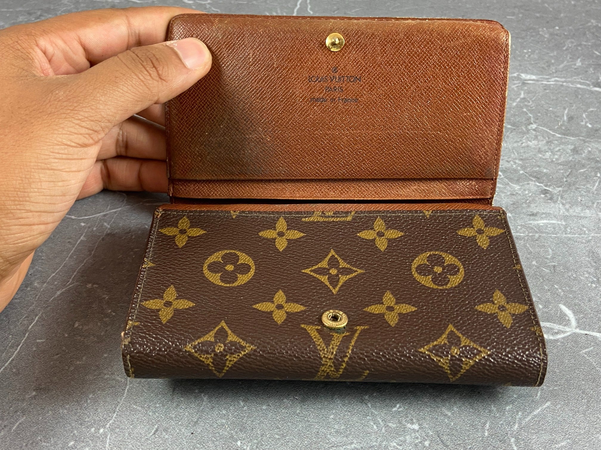 Louis Vuitton Porte-Monnaie Tresor Monogram Canvas