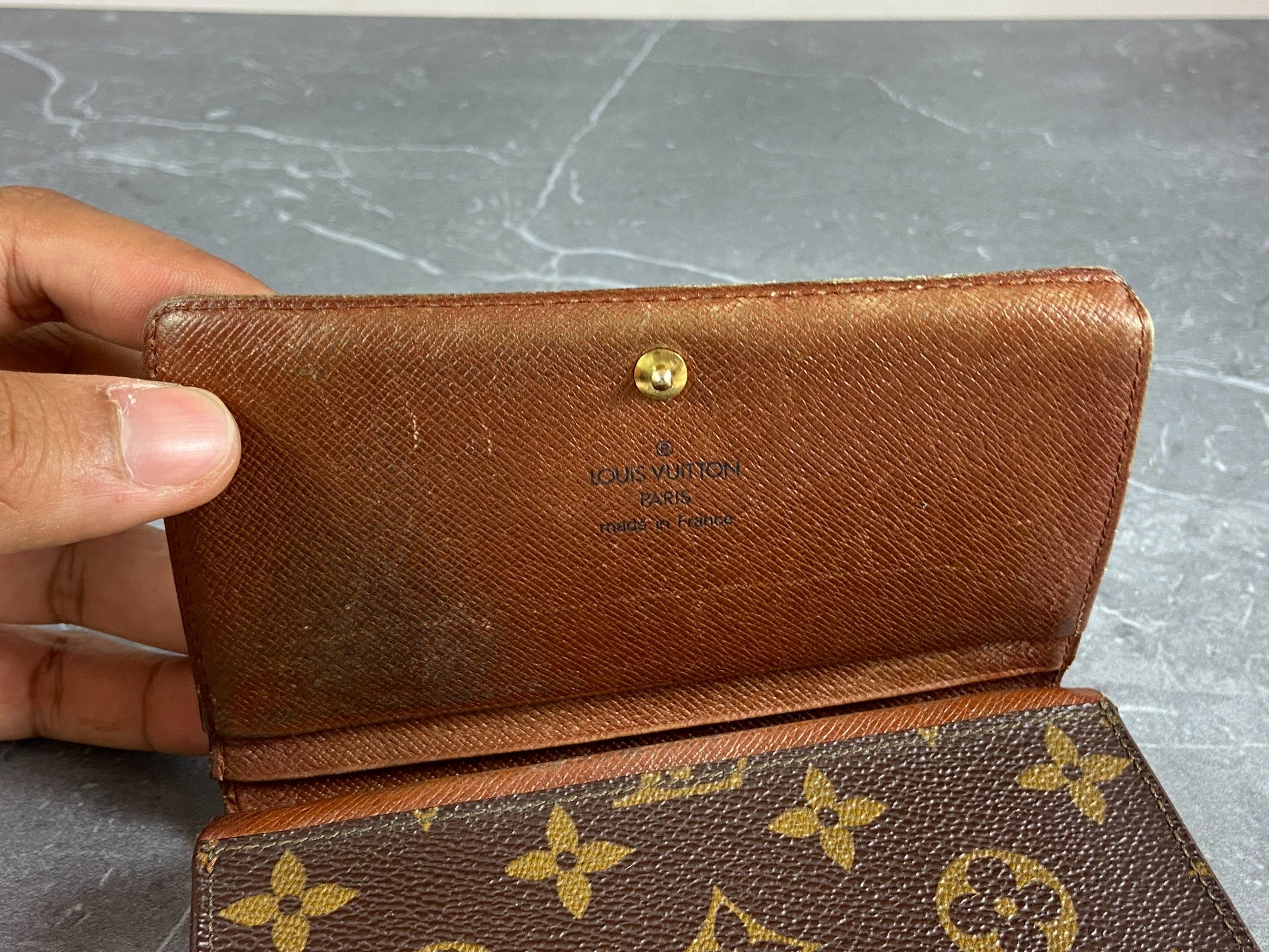 Louis Vuitton Porte-Monnaie Tresor Monogram Canvas