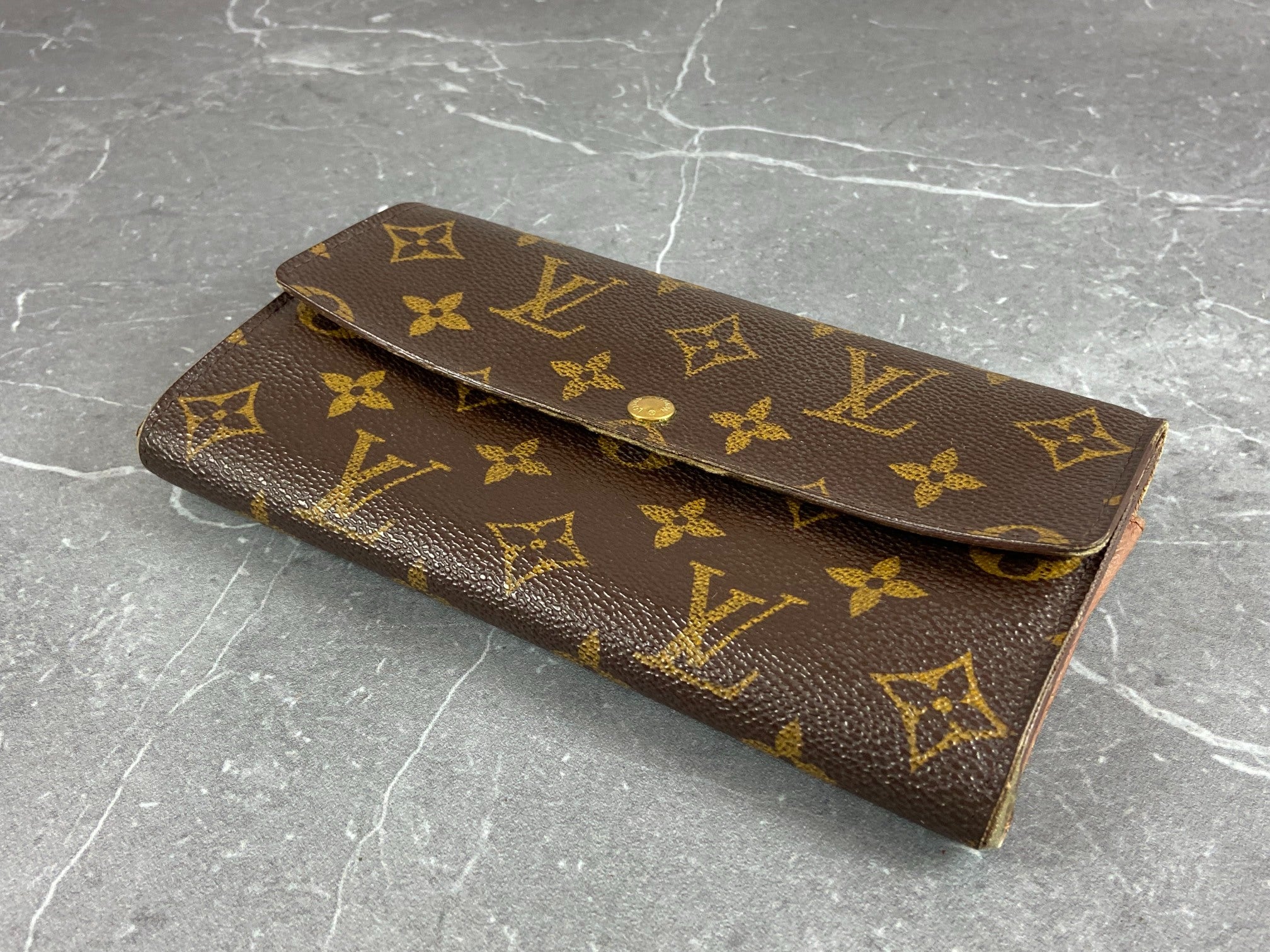 Louis Vuitton Sarah Wallet Monogram Canvas