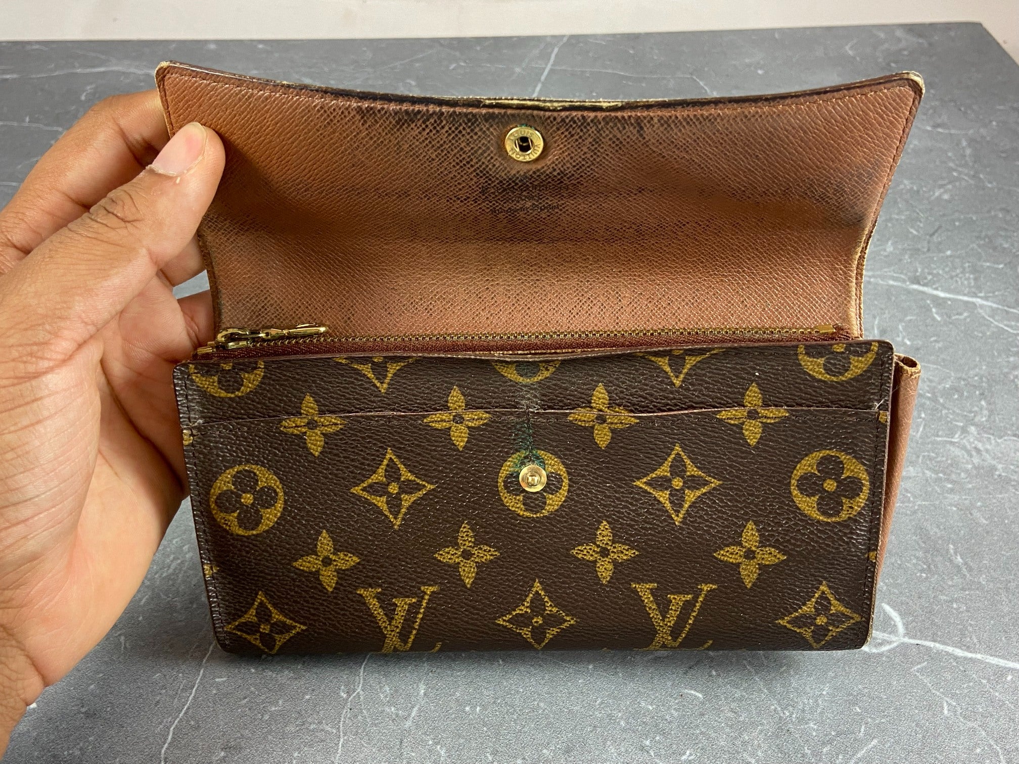 Louis Vuitton Sarah Wallet Monogram Canvas