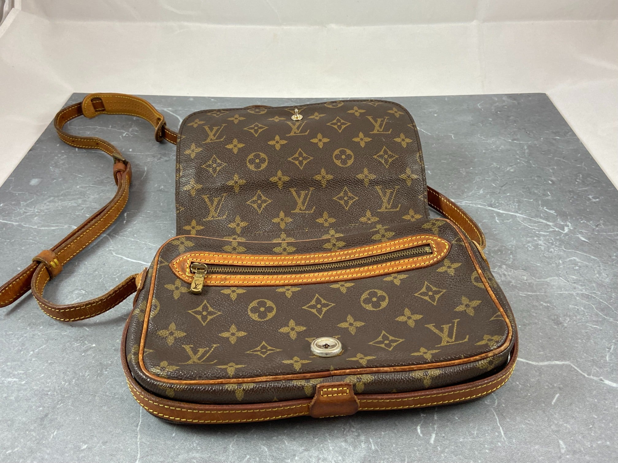 Louis Vuitton Saint Germain Shoulder Bag Monogram Canvas