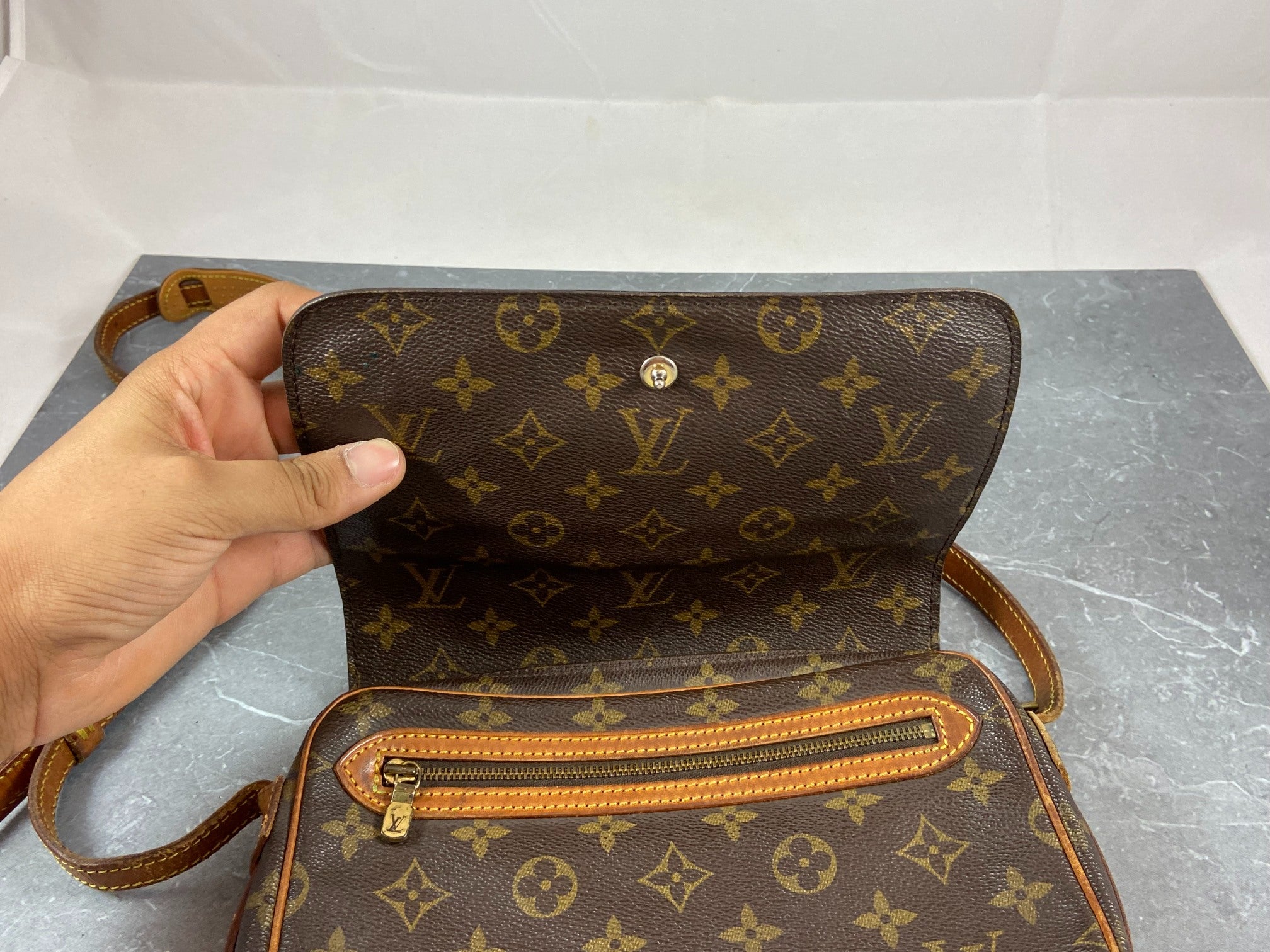 Louis Vuitton Saint Germain Shoulder Bag Monogram Canvas