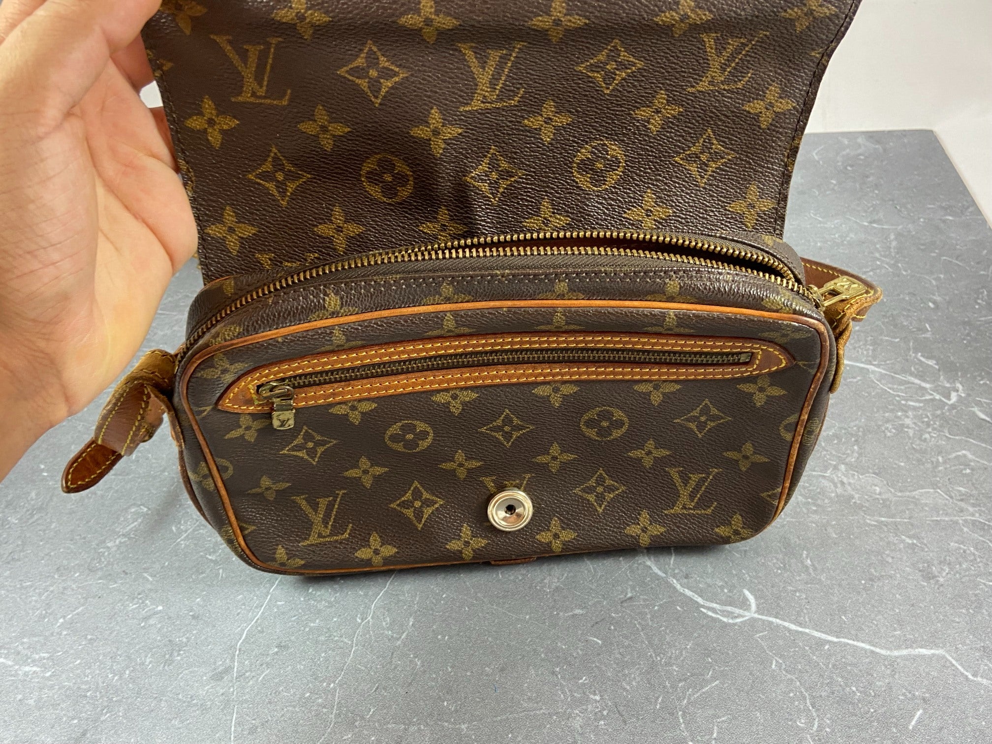 Louis Vuitton Saint Germain Shoulder Bag Monogram Canvas