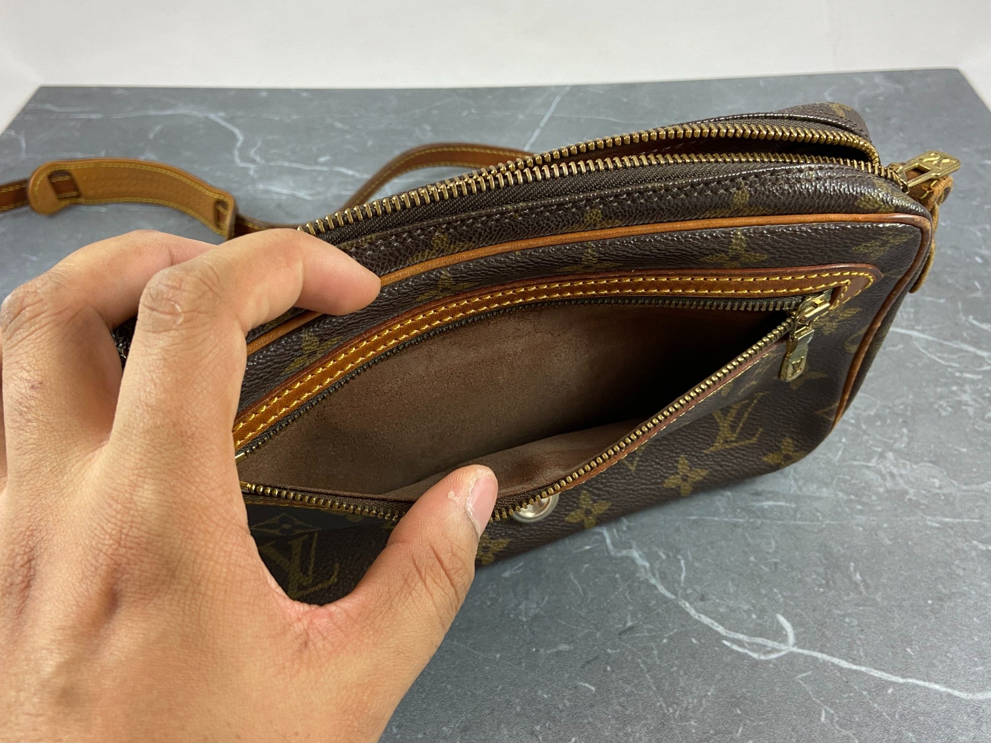 Louis Vuitton Saint Germain Shoulder Bag Monogram Canvas