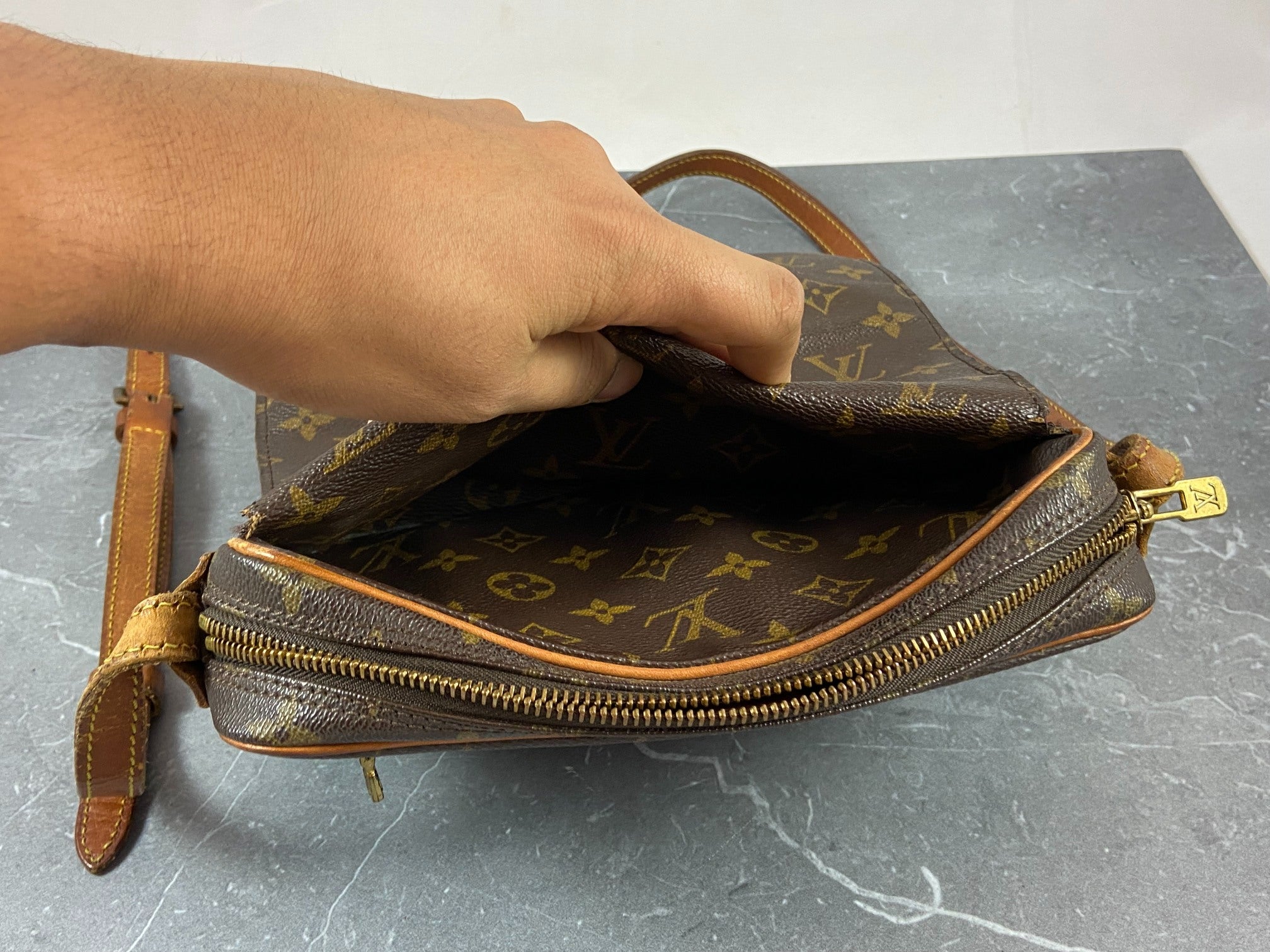 Louis Vuitton Saint Germain Shoulder Bag Monogram Canvas