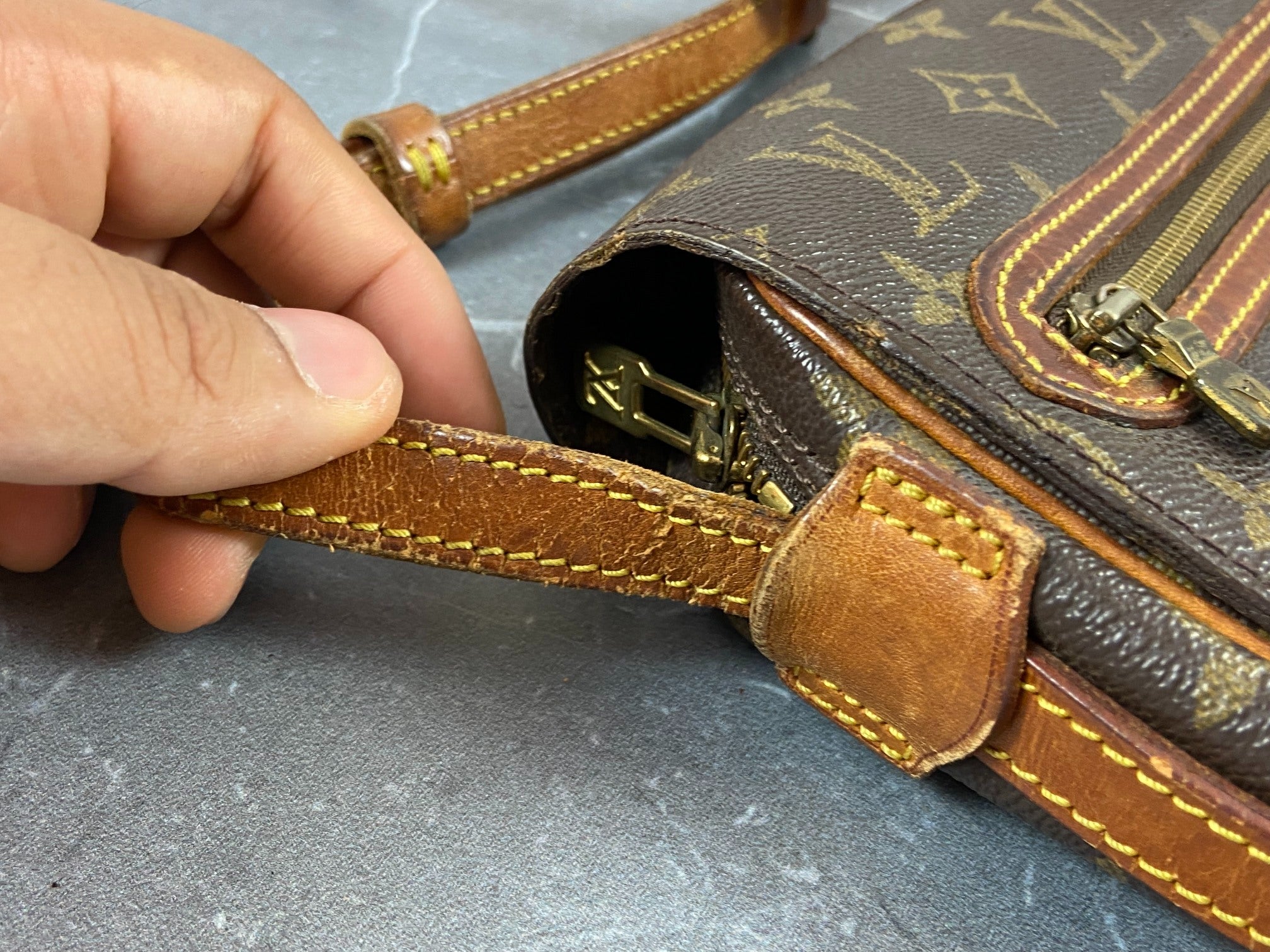 Louis Vuitton Saint Germain Shoulder Bag Monogram Canvas