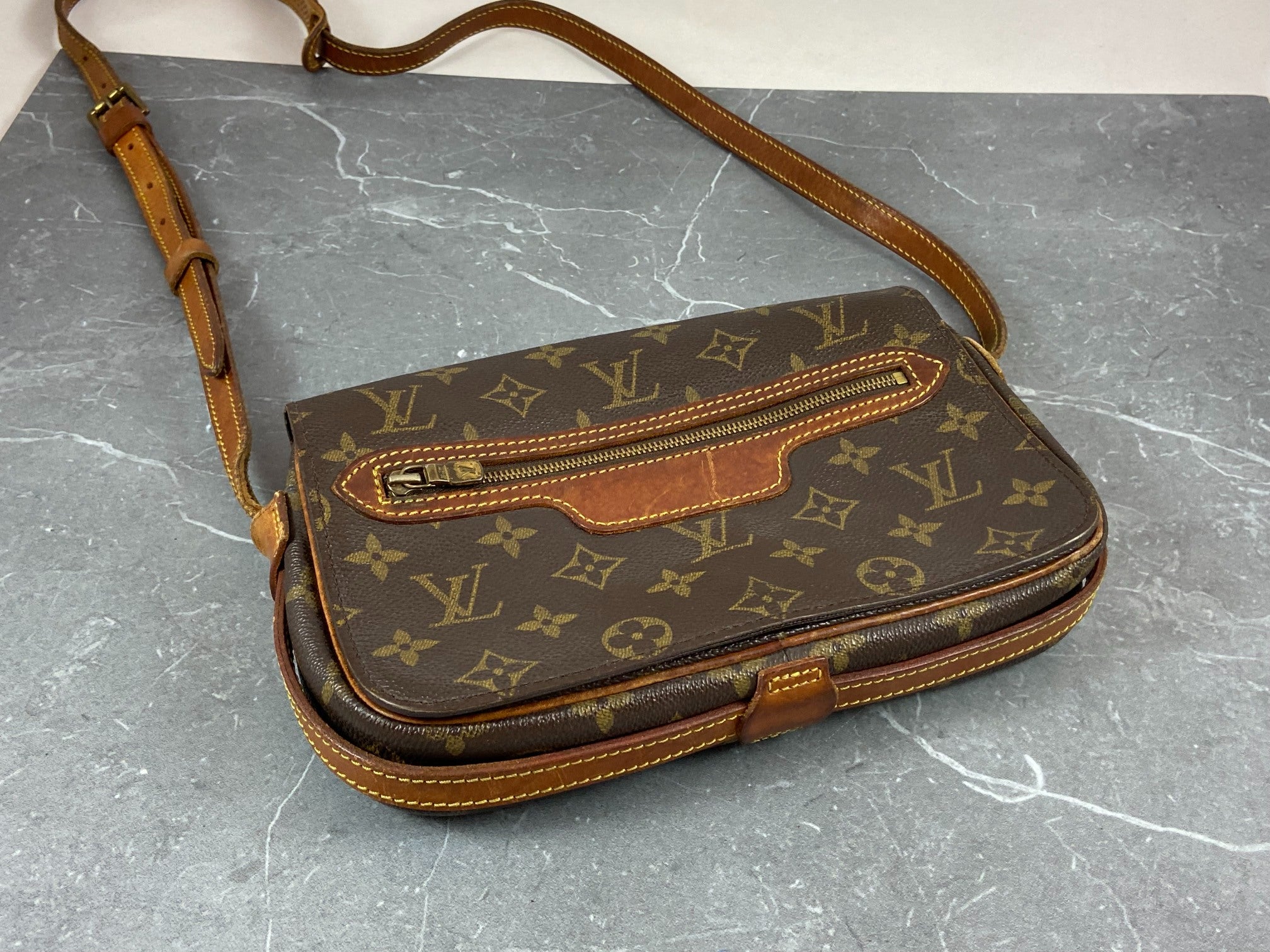 Louis Vuitton Saint Germain Shoulder Bag Monogram Canvas