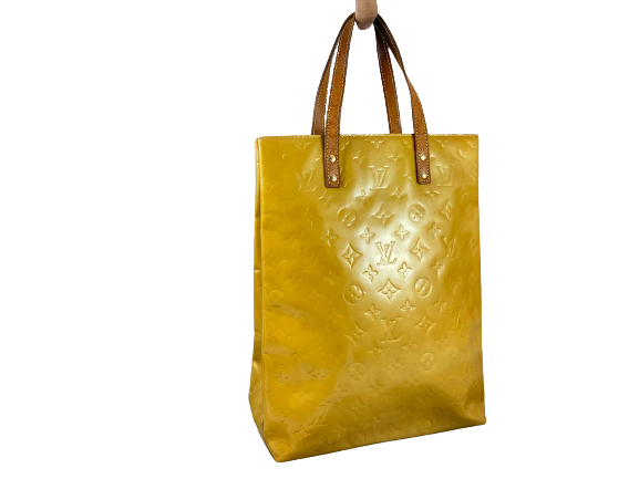 Louis Vuitton Reade MM Yellow Vernis Leather