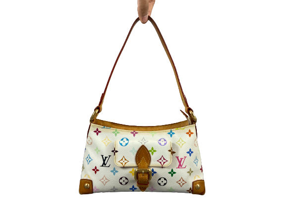 Louis Vuitton Eliza Pochette Takashi Murakami Multicolor White