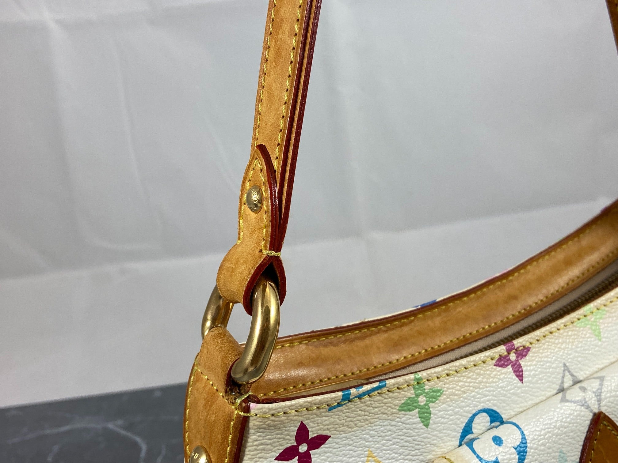 Louis Vuitton Eliza Pochette Takashi Murakami Multicolor White