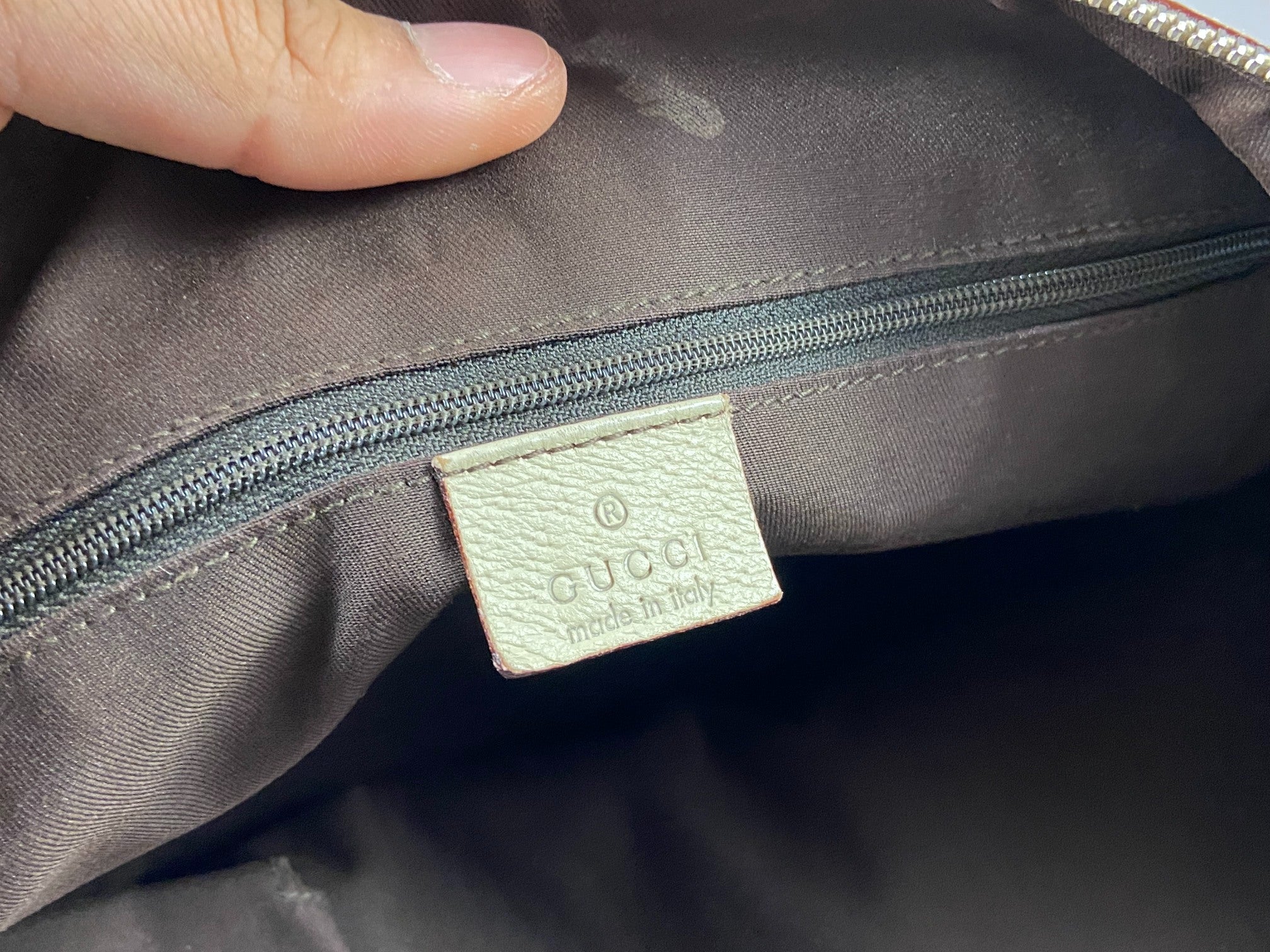 Gucci Abbey Hand / Shopper Bag Grey GG Monogram