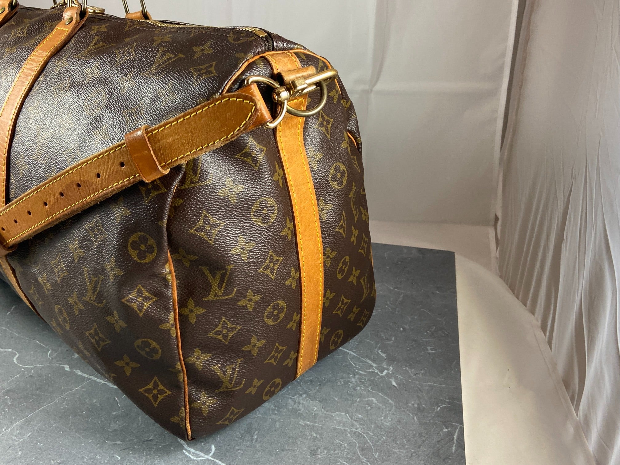 Louis Vuitton Keepall 50 Bandoulière Monogram Canvas