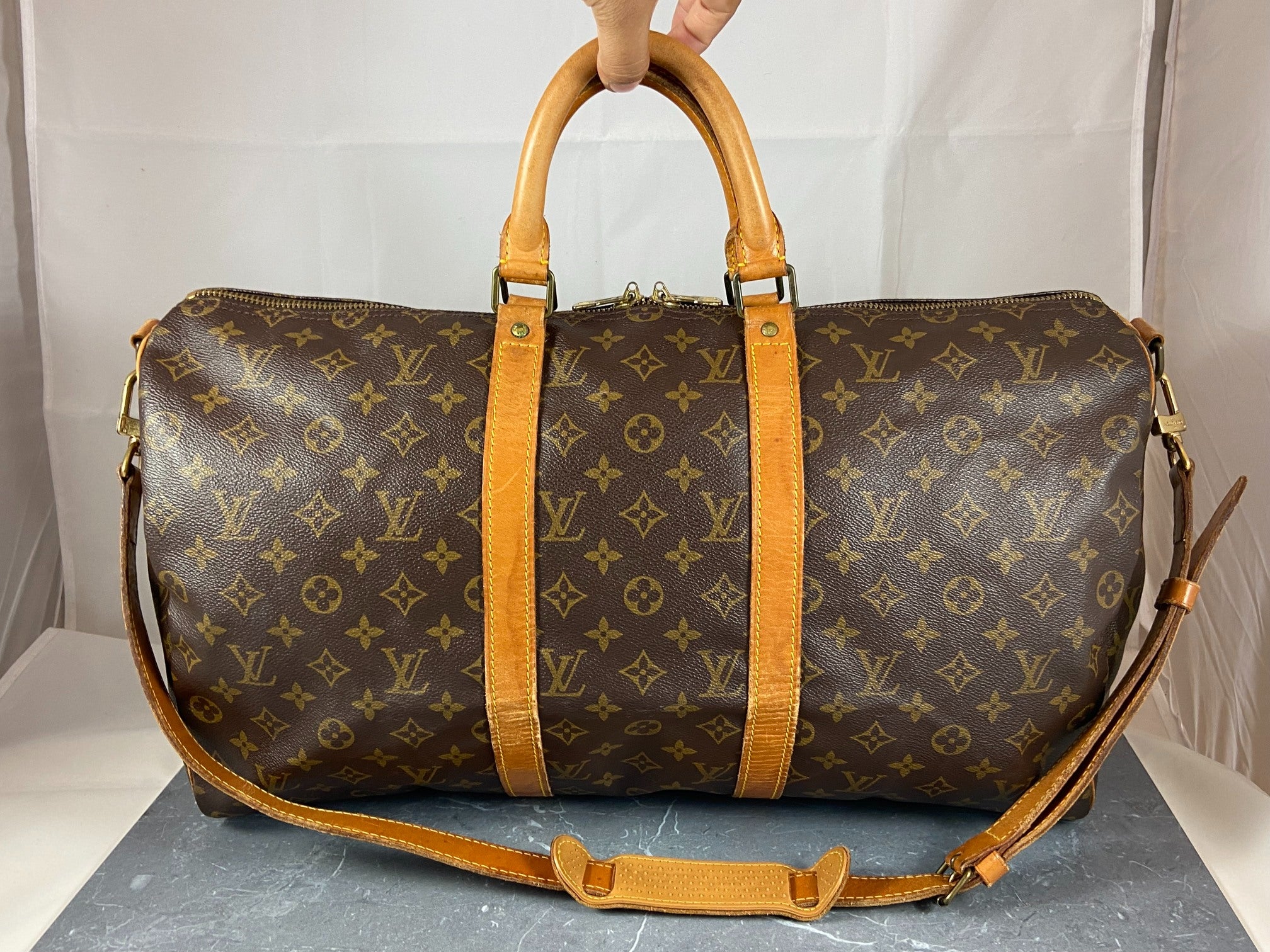 Louis Vuitton Keepall 50 Bandoulière Monogram Canvas