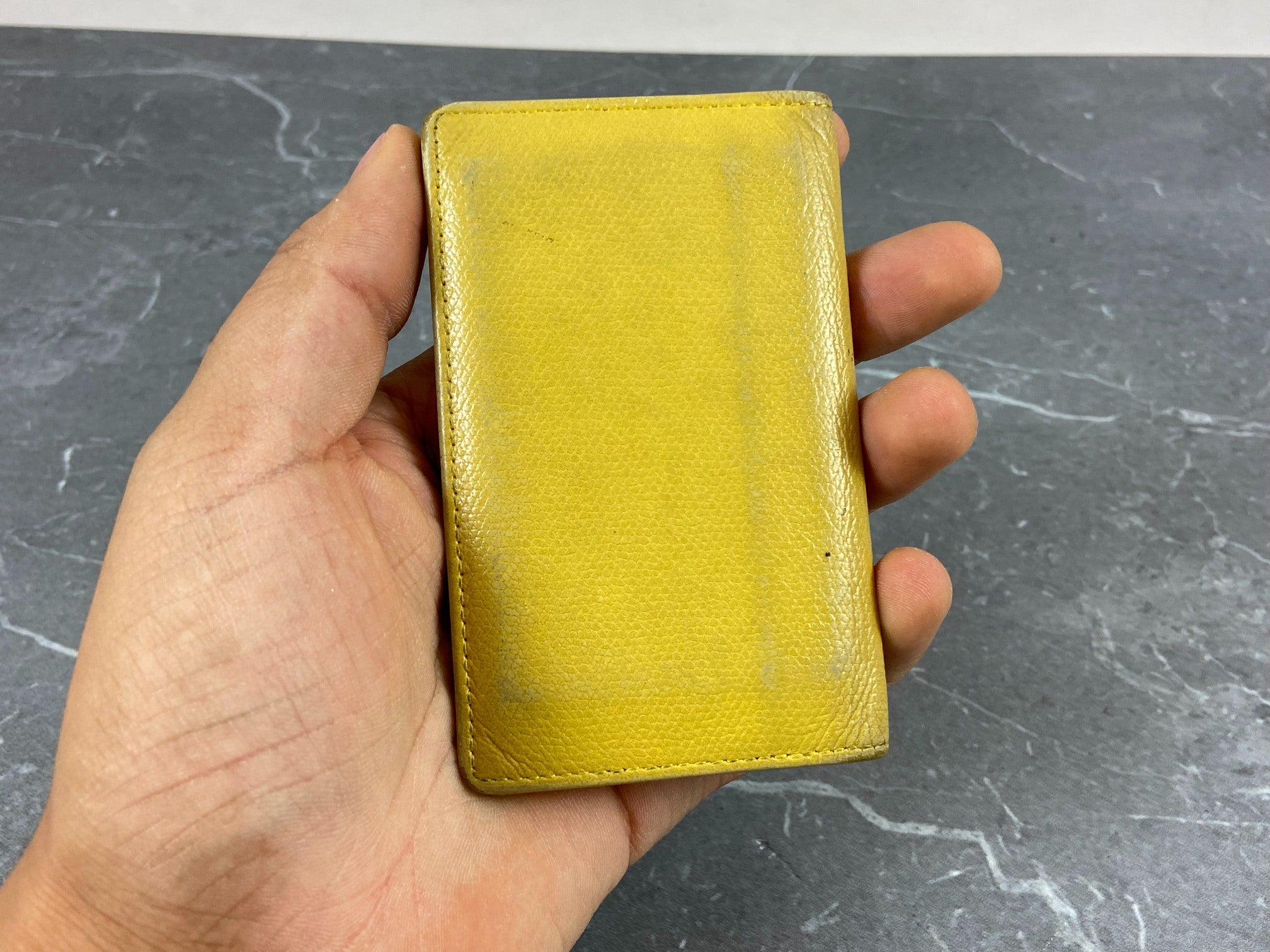 Chanel Bifold Card Case Black Leather