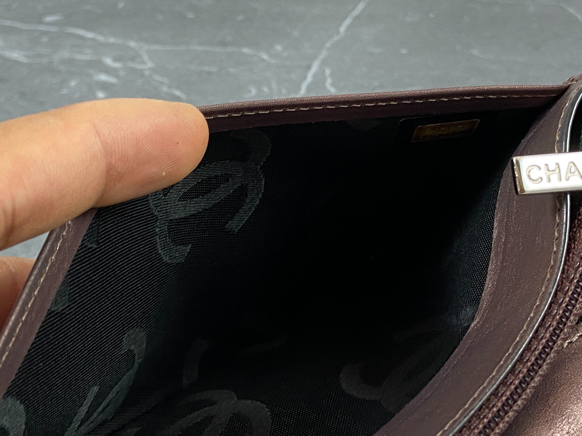 Chanel Cambon Long Bifold Wallet Rosé Quilted Leather