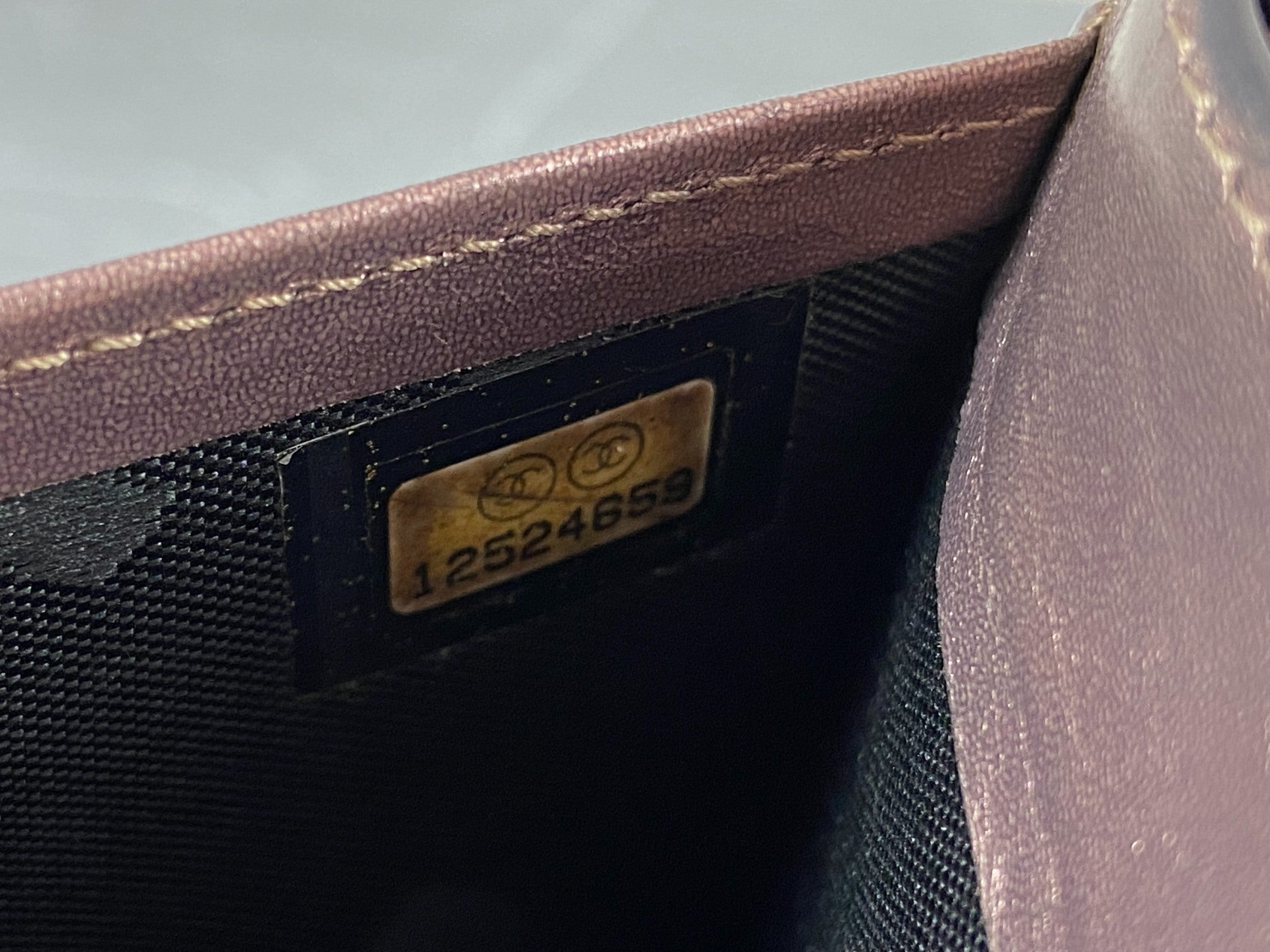 Chanel Cambon Long Bifold Wallet Rosé Quilted Leather