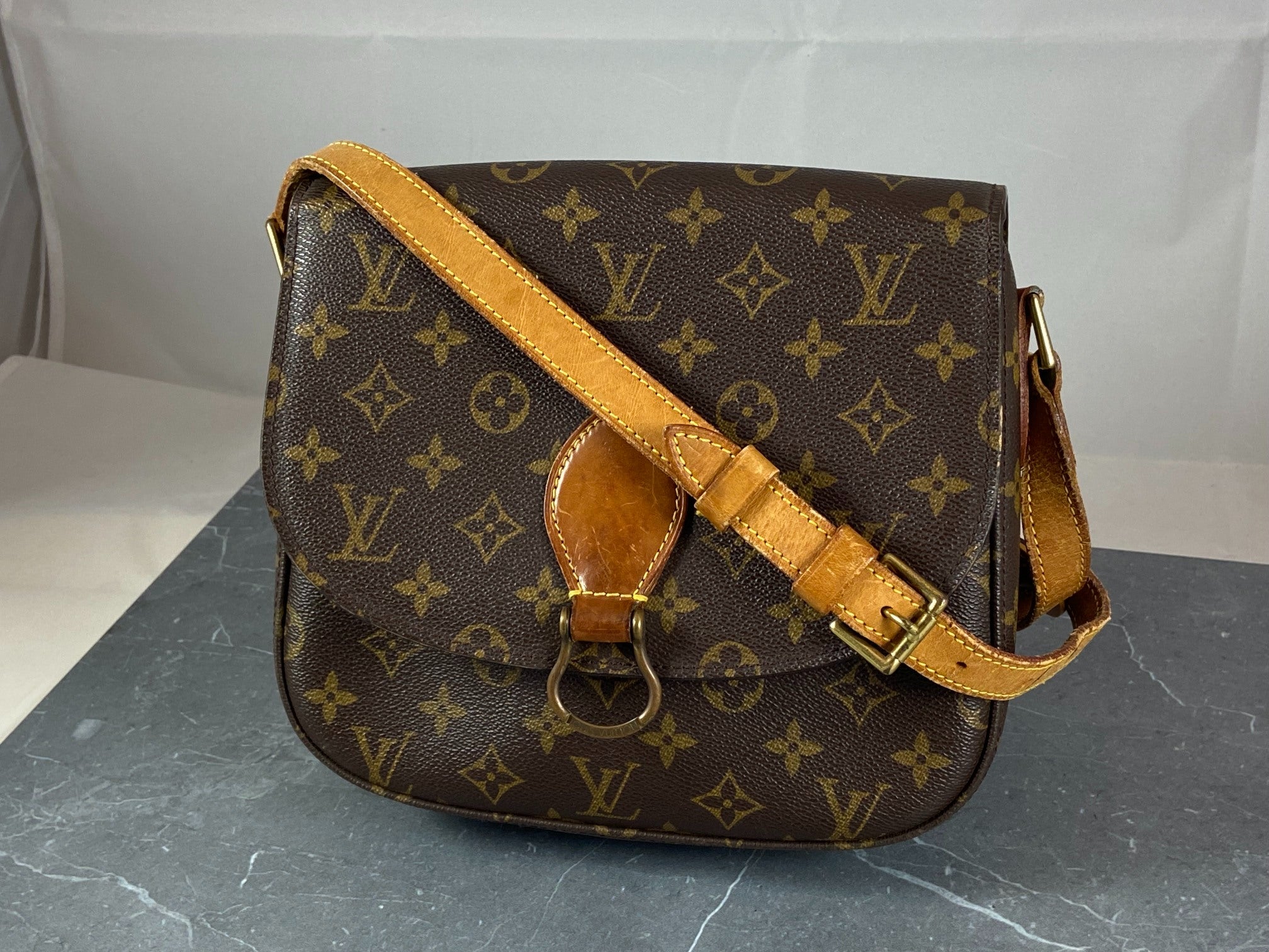 Louis Vuitton Saint Cloud GM Shoulder Bag Monogram Canvas