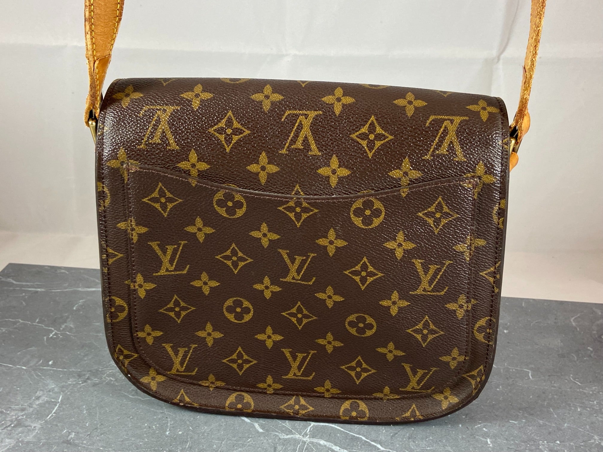 Louis Vuitton Saint Cloud GM Shoulder Bag Monogram Canvas