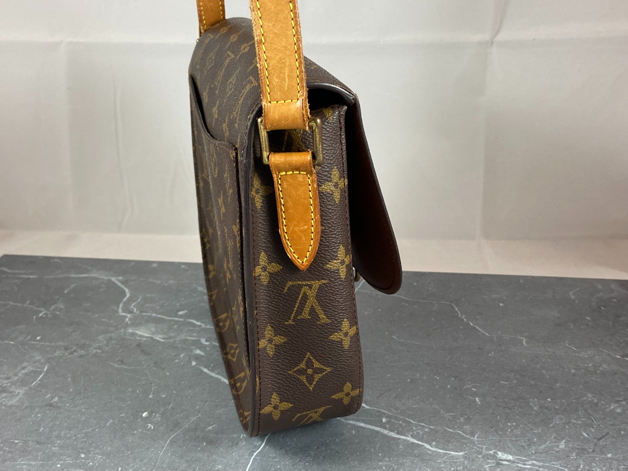 Louis Vuitton Saint Cloud GM Shoulder Bag Monogram Canvas