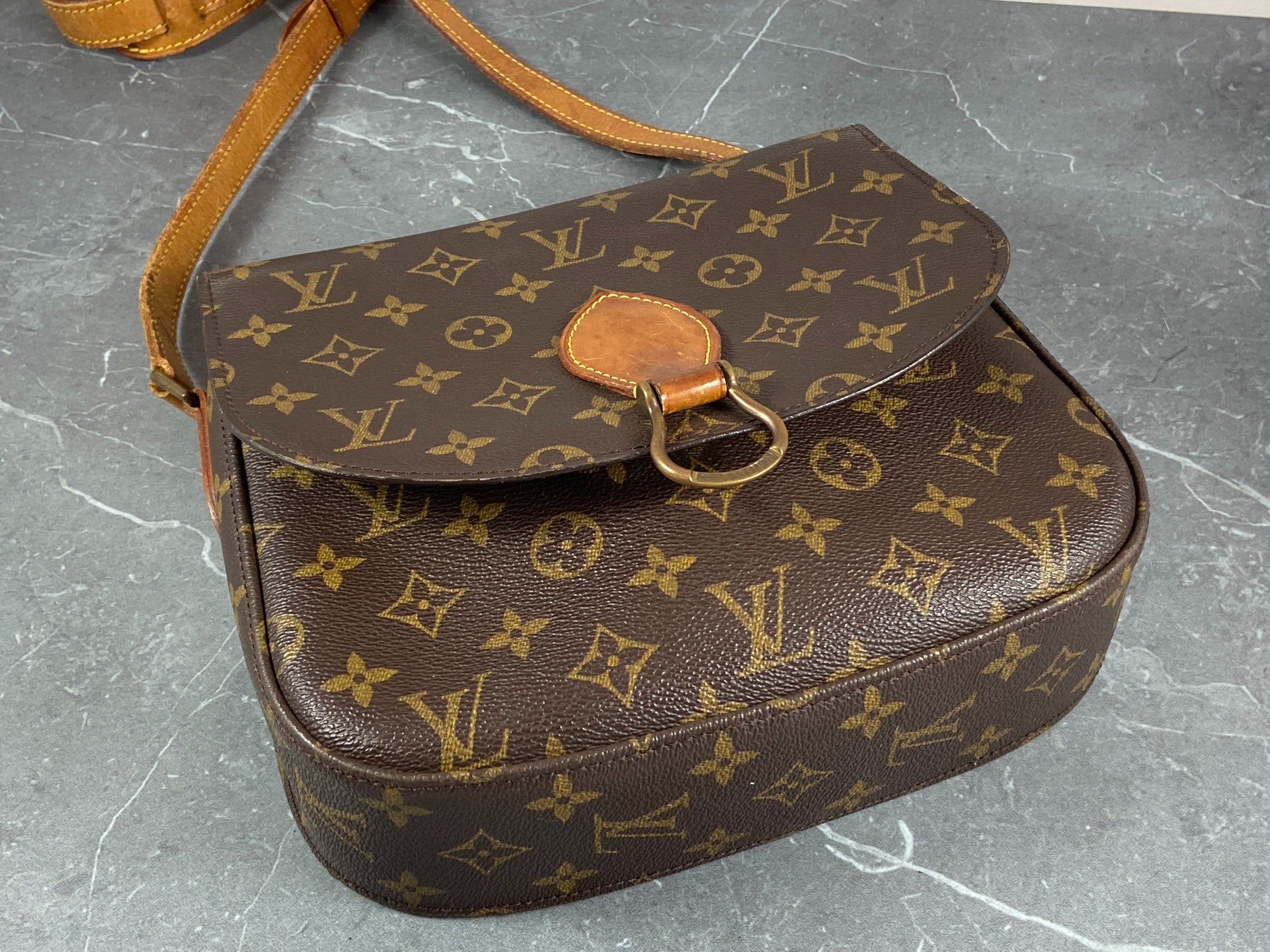 Louis Vuitton Saint Cloud GM Shoulder Bag Monogram Canvas