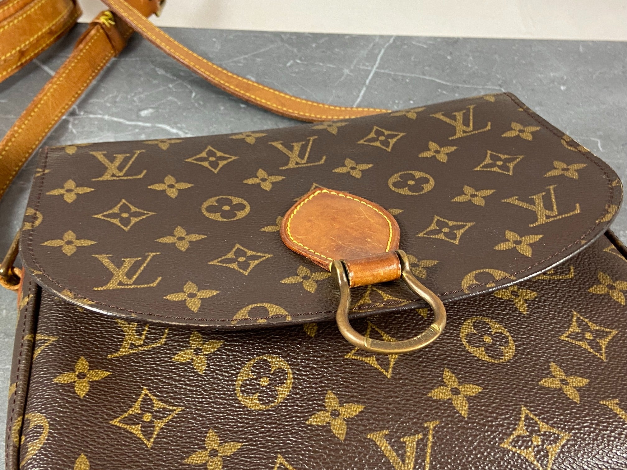 Louis Vuitton Saint Cloud GM Shoulder Bag Monogram Canvas