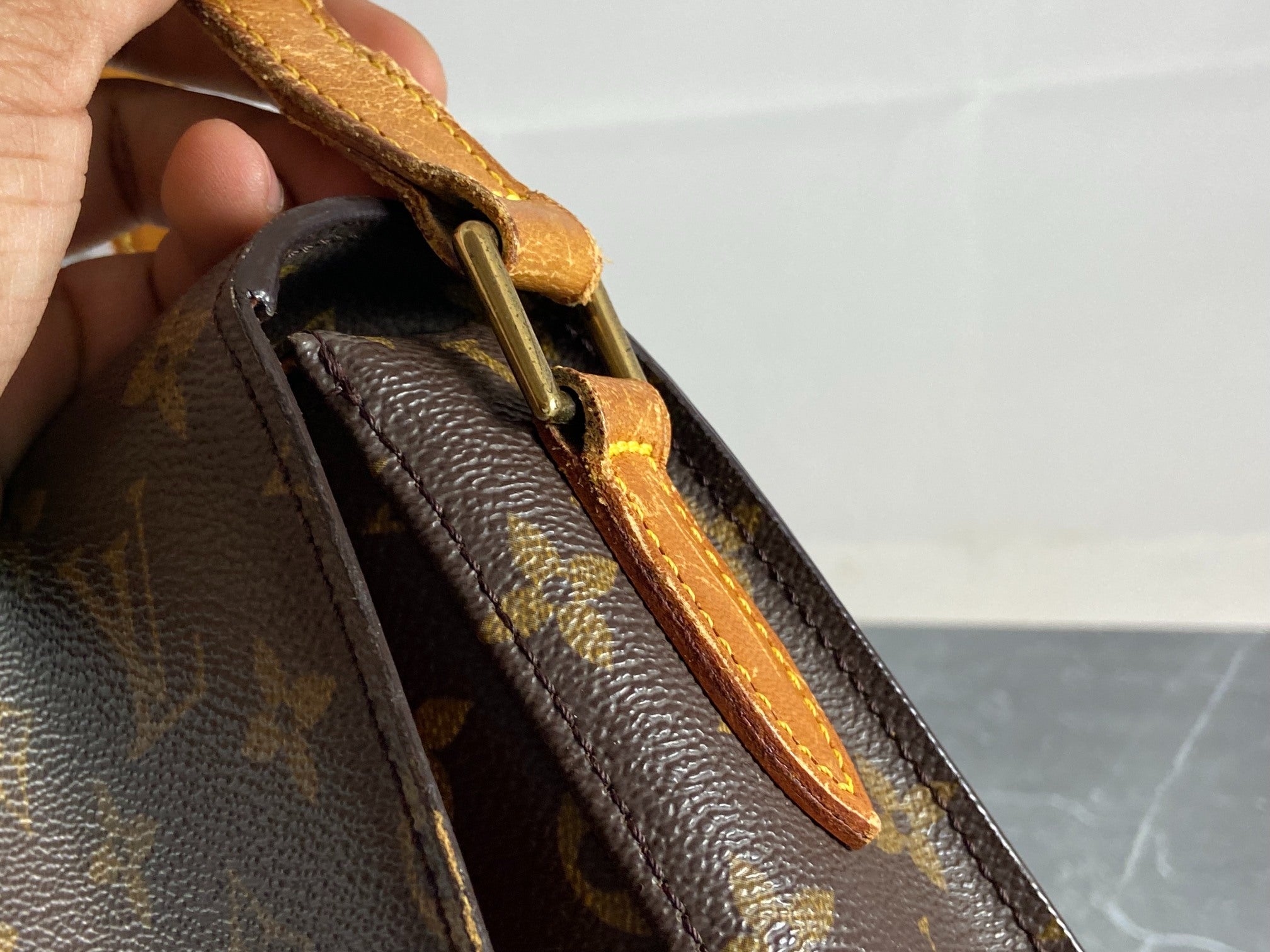 Louis Vuitton Saint Cloud GM Shoulder Bag Monogram Canvas