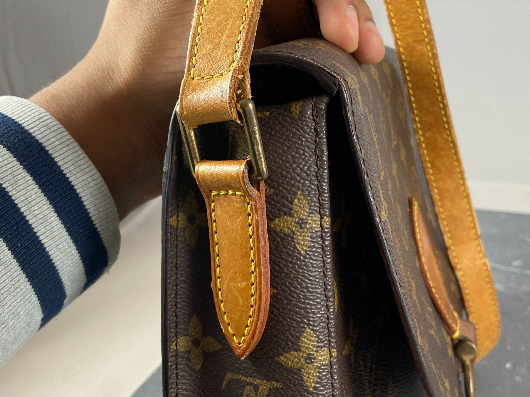 Louis Vuitton Saint Cloud GM Shoulder Bag Monogram Canvas