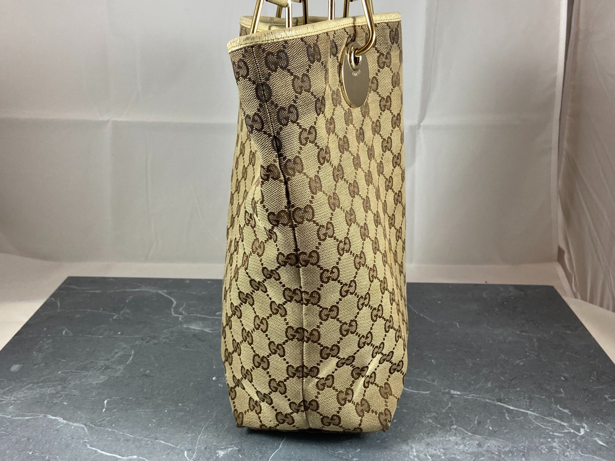 Gucci Hand / Tote Bag Beige GG Monogram