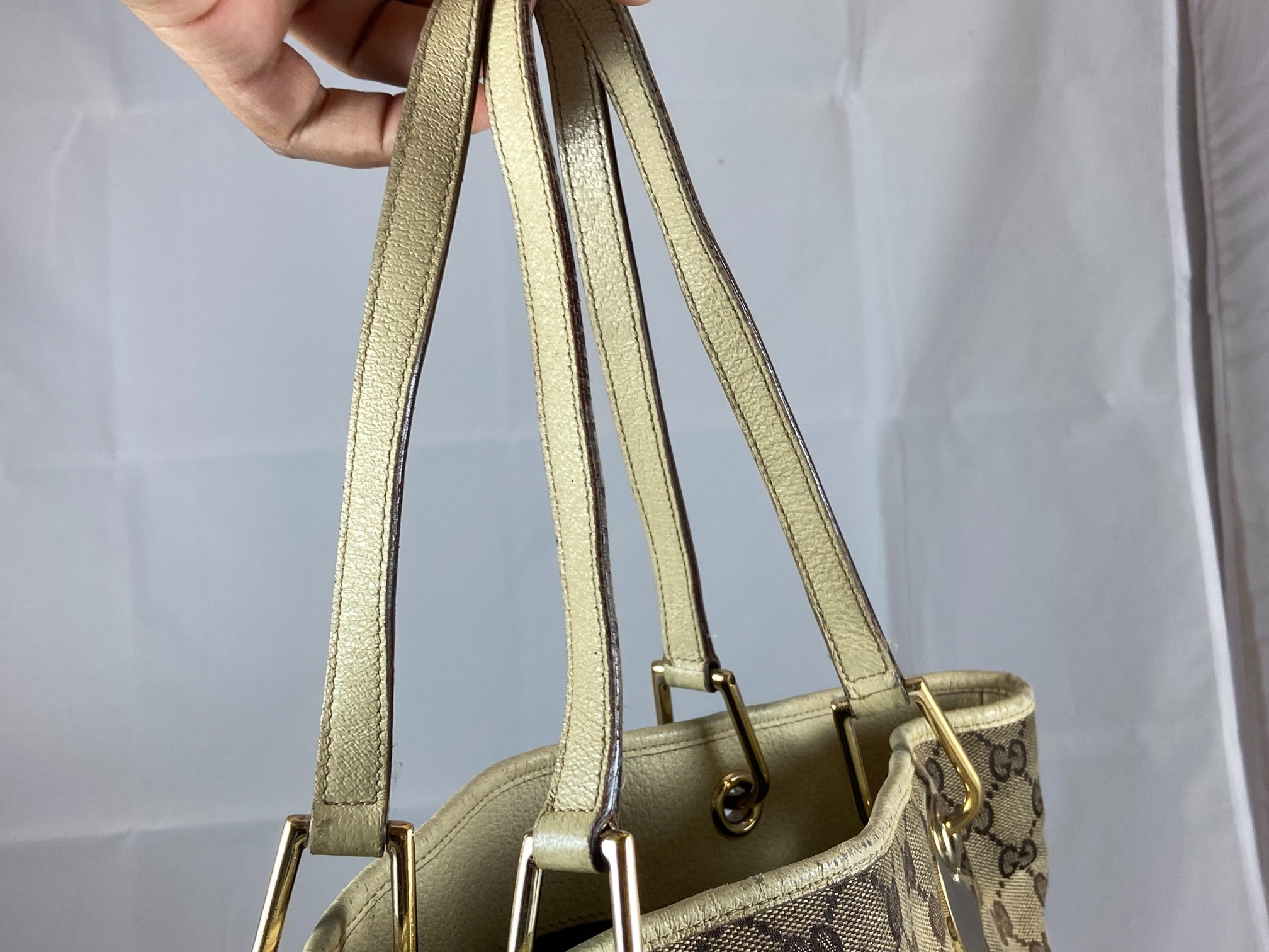 Gucci Hand / Tote Bag Beige GG Monogram