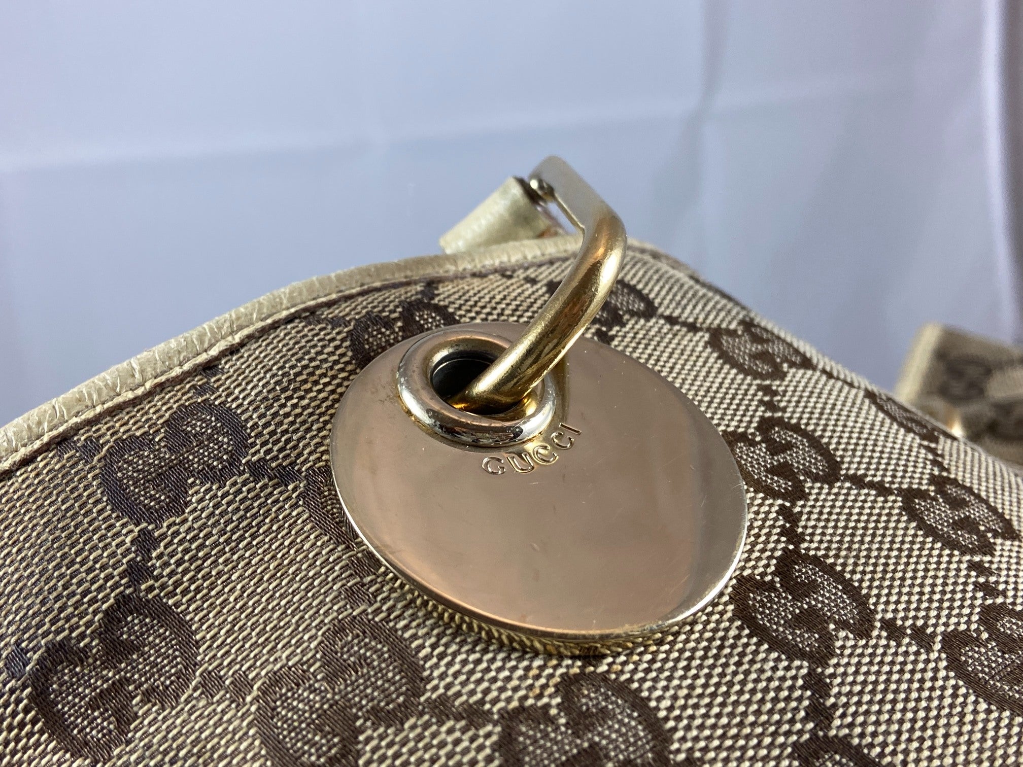 Gucci Hand / Tote Bag Beige GG Monogram
