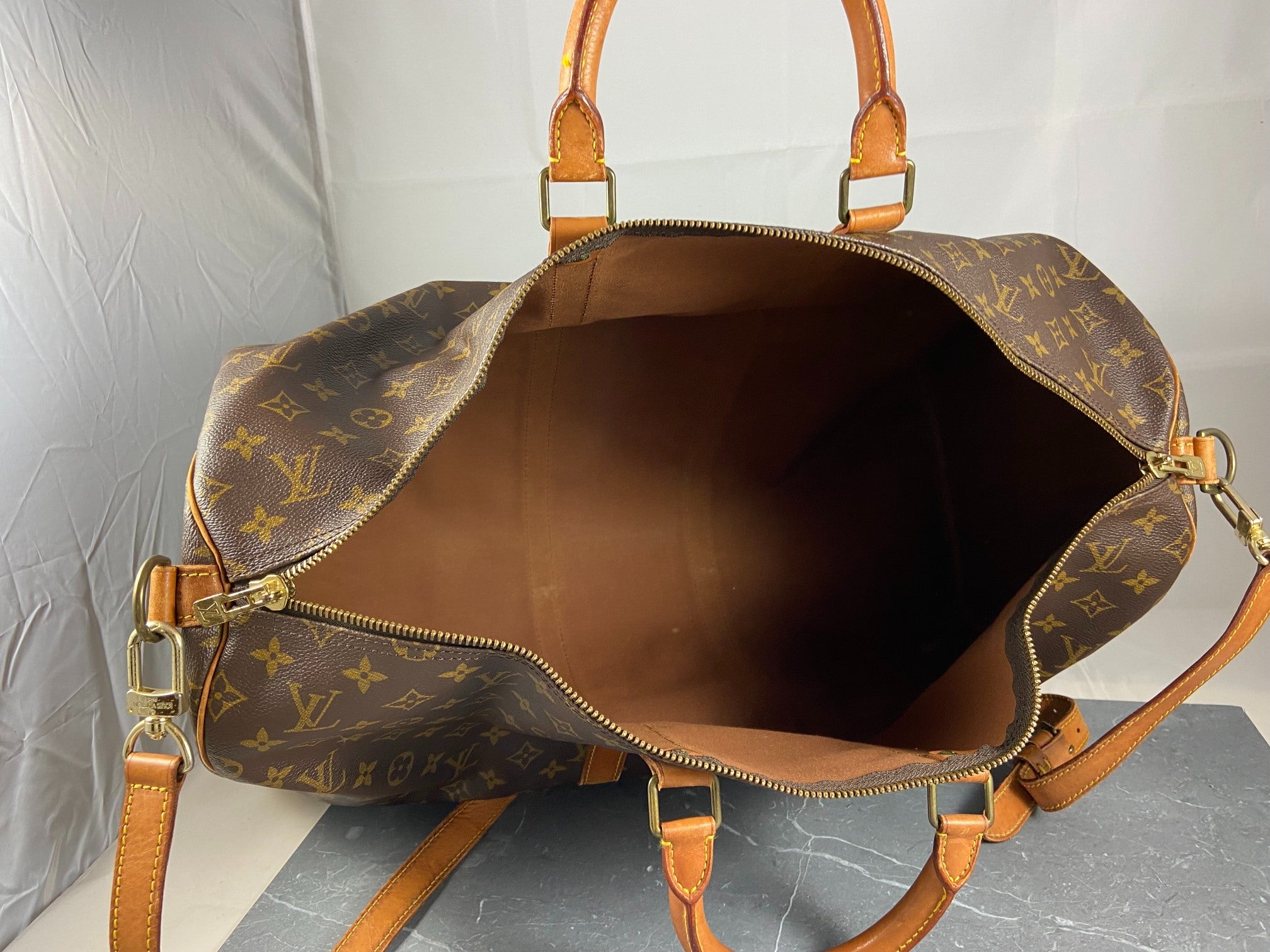 Louis Vuitton Keepall 55 Bandouliere Monogram Canvas