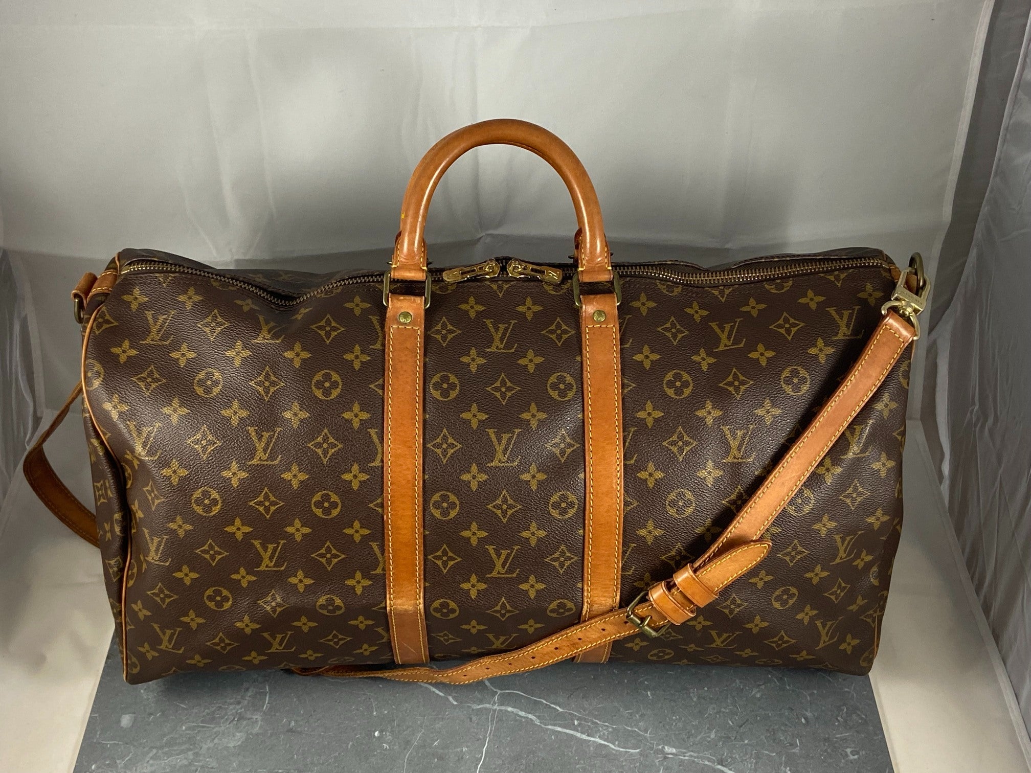 Louis Vuitton Keepall 55 Bandouliere Monogram Canvas