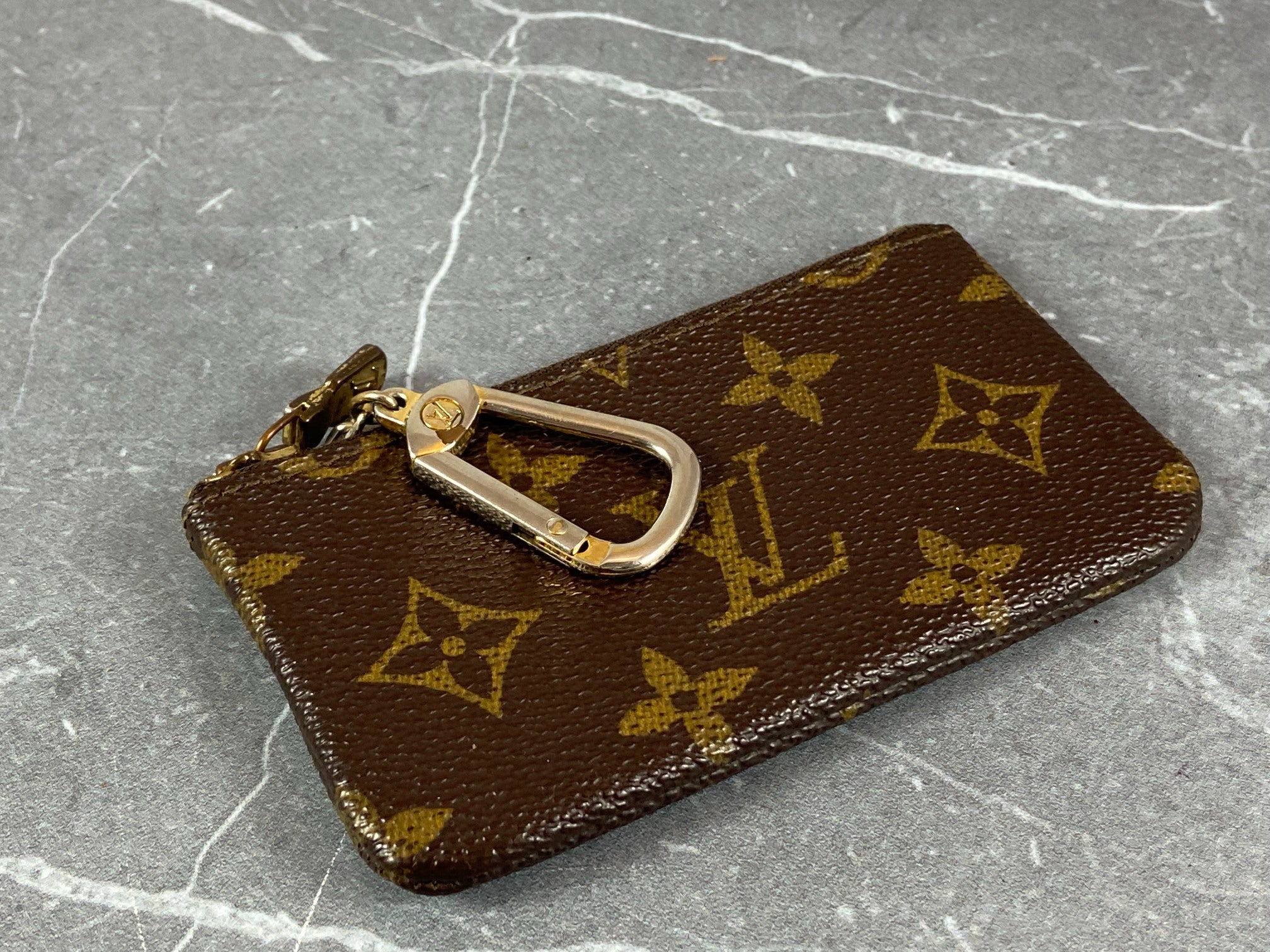 Louis Vuitton Pochette Cles Key Pouch Monogram Canvas