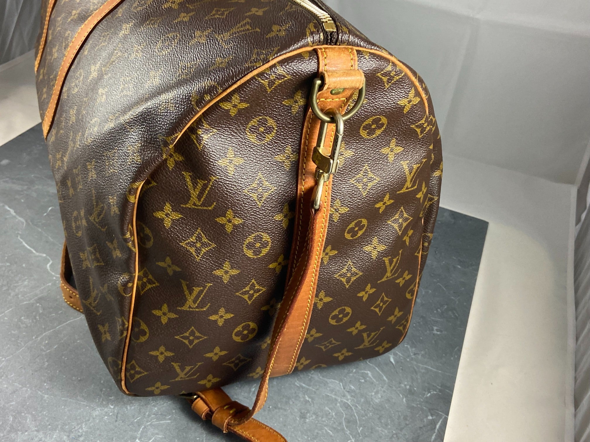 Louis Vuitton Keepall 55 Bandouliere Monogram Canvas